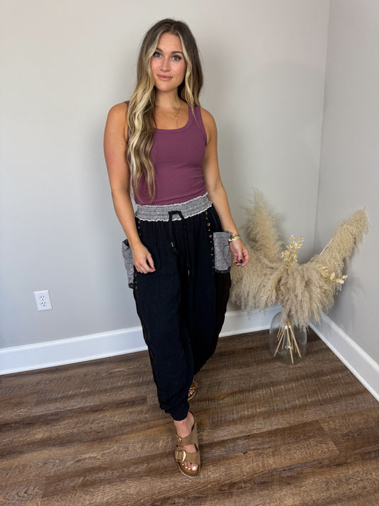 Clark Scoop Tank Top | Plum