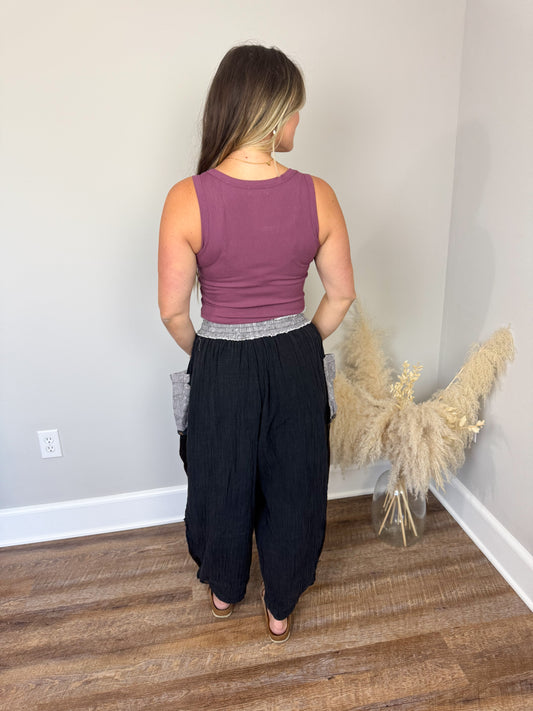 Clark Scoop Tank Top | Plum