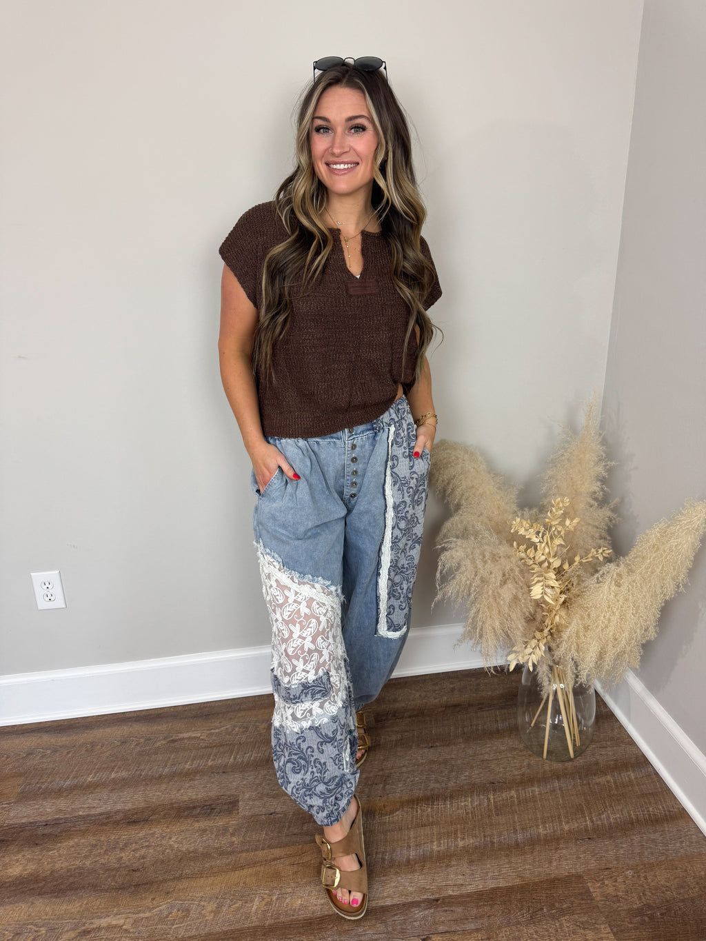 Coastal Calm Denim Pants