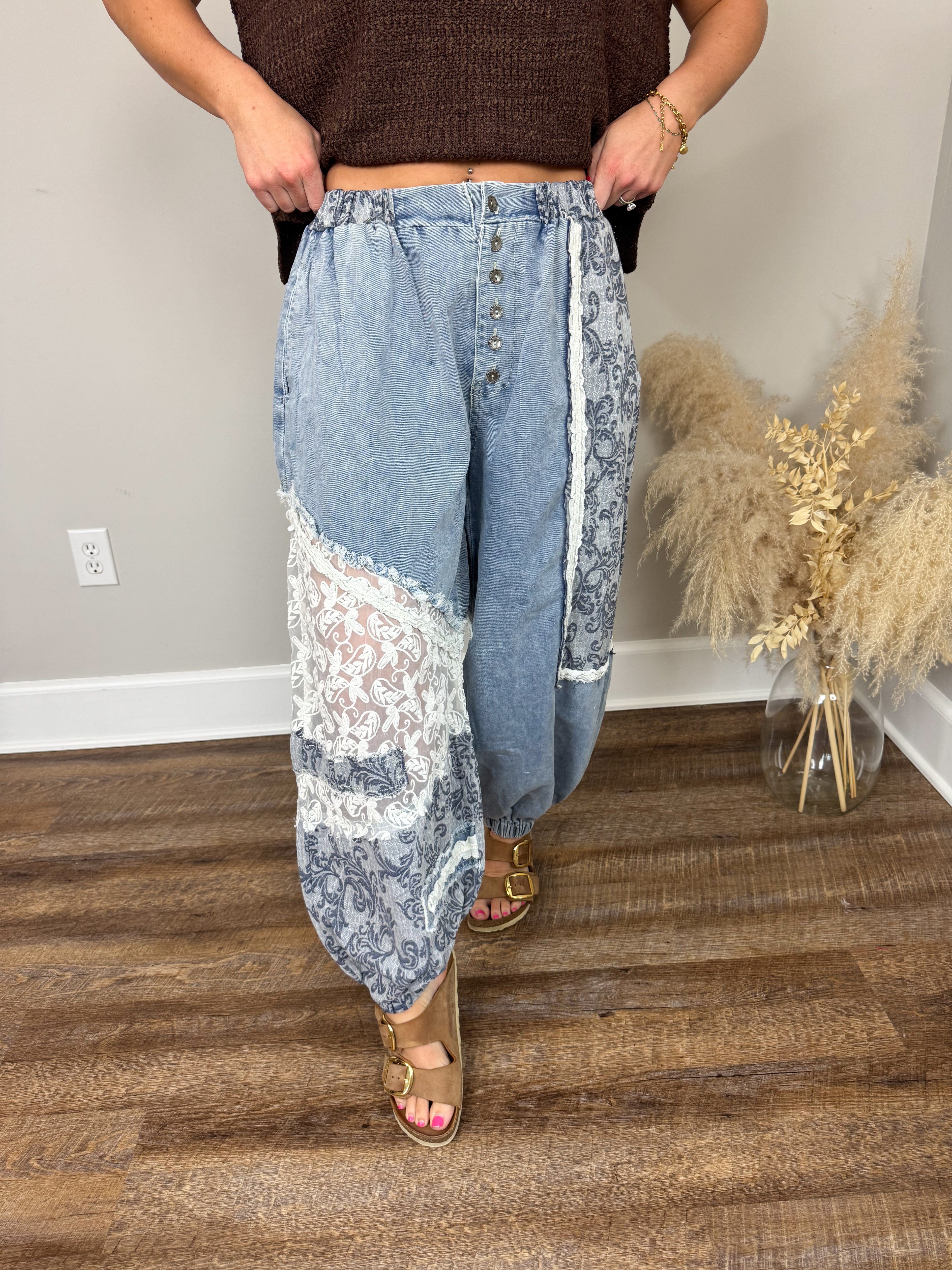 Coastal Calm Denim Pants