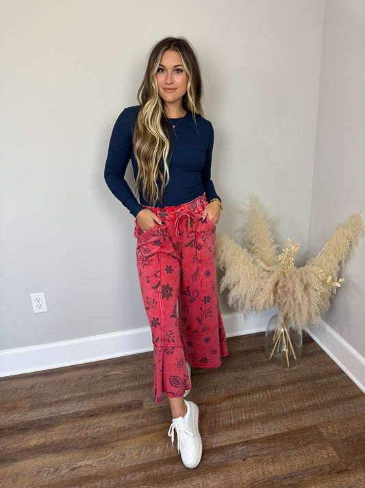 Clark High Neck Long Sleeve | Navy