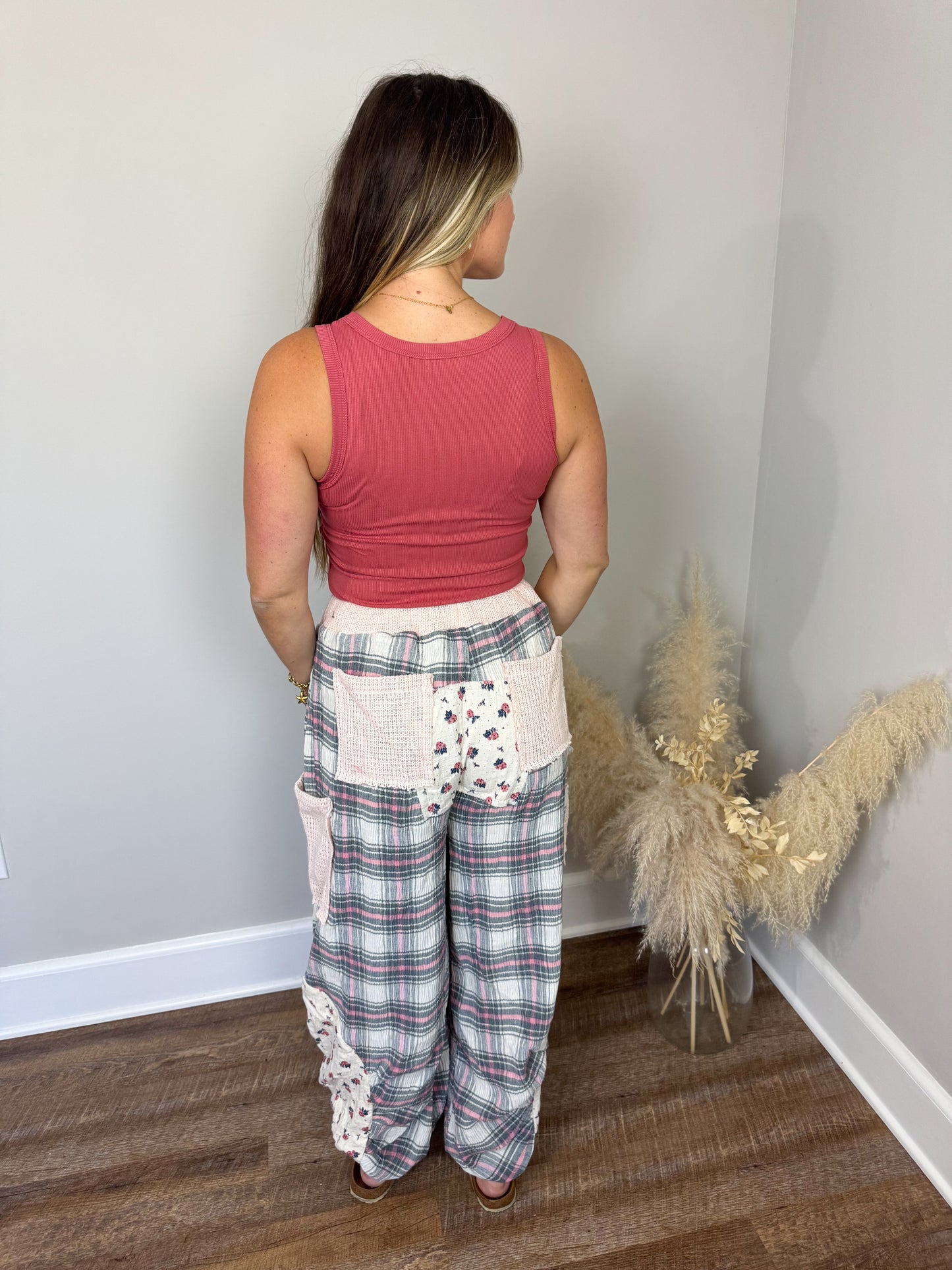 Clark Scoop Tank Top | Rose