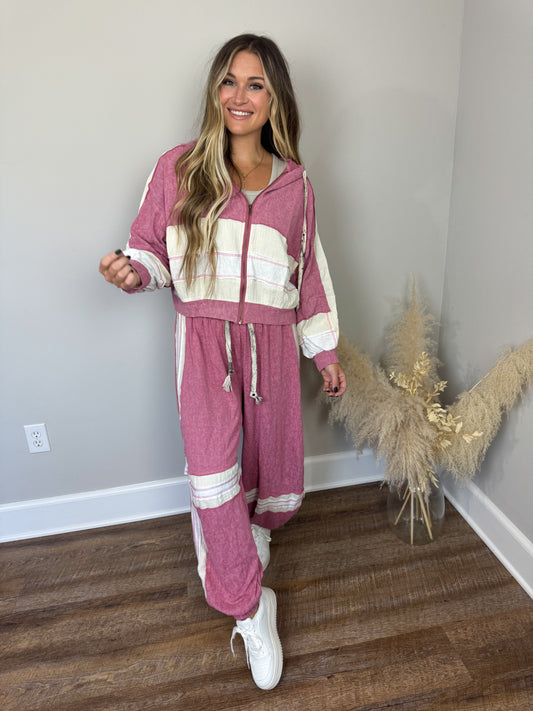 Stonewash Dreams Hoodie | Pink