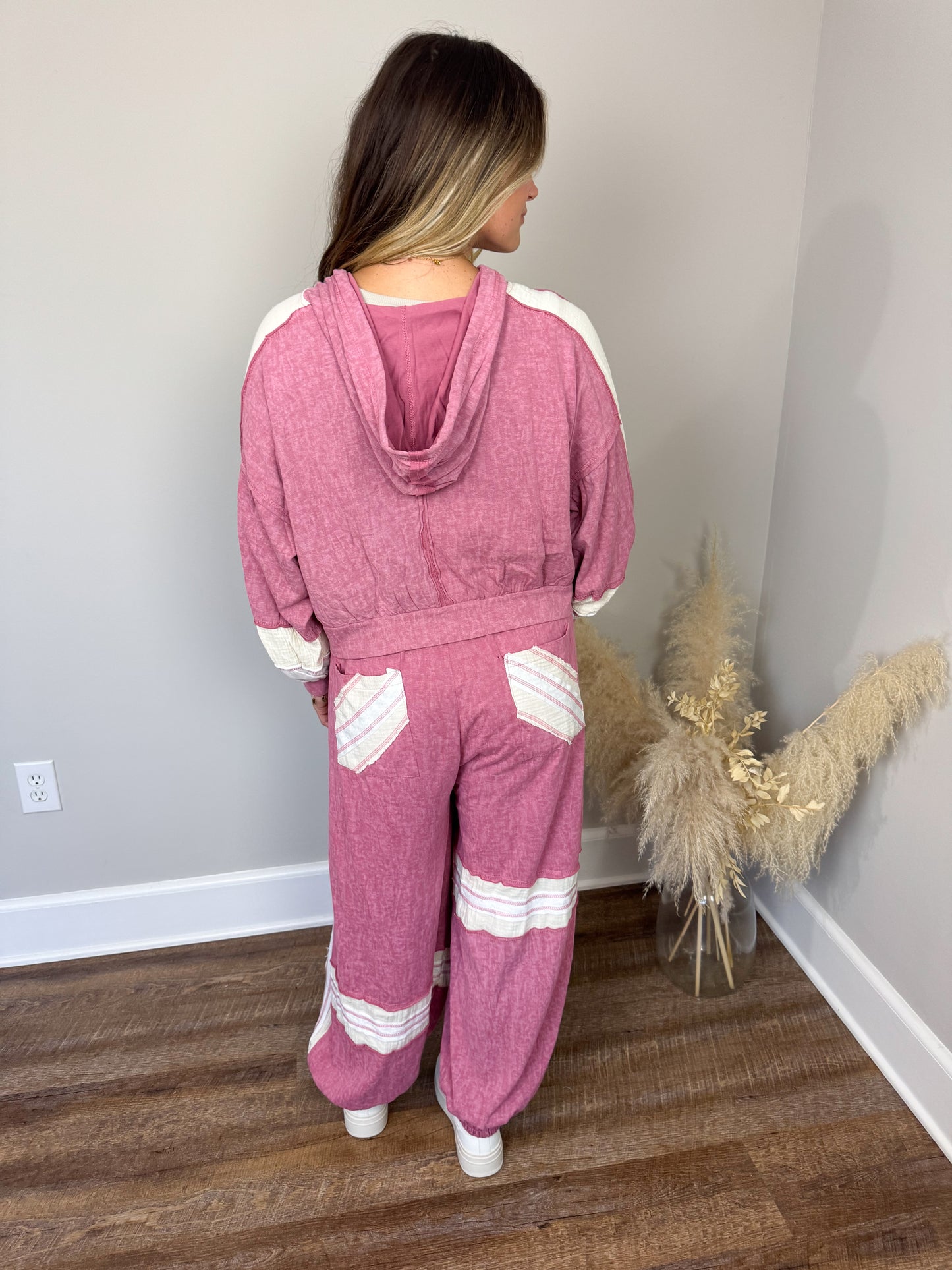 Stonewash Dreams Joggers | Pink