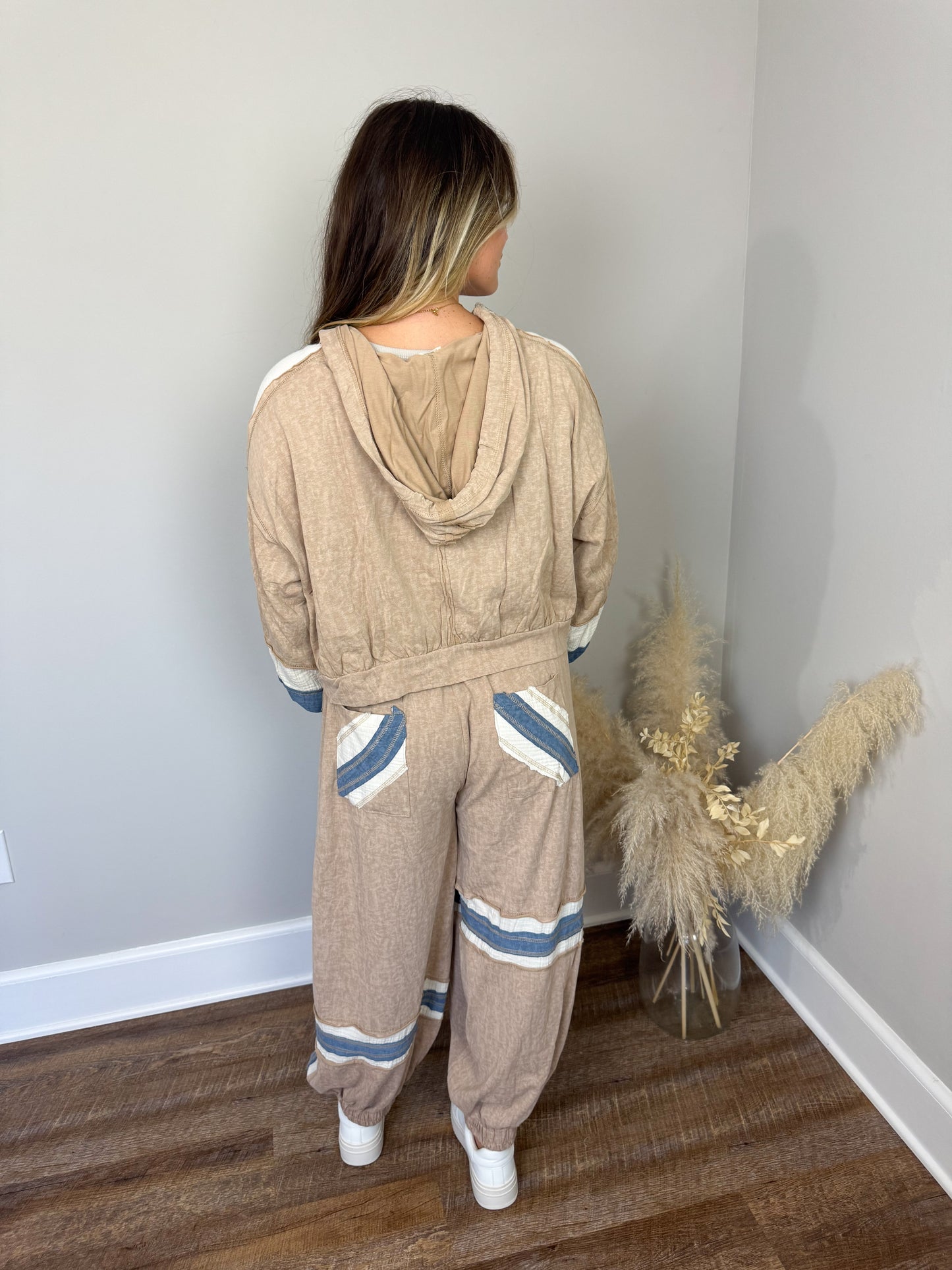 Stonewash Dreams Joggers | Latte