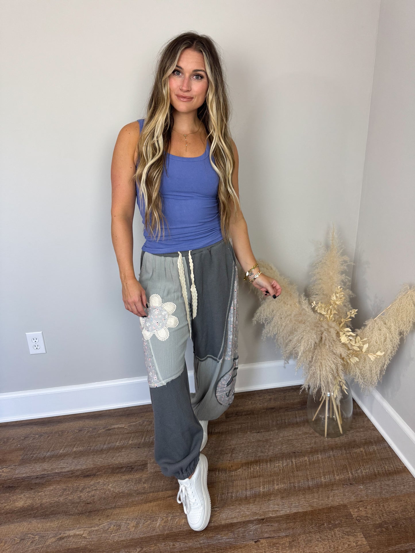 Clark Scoop Tank Top | Indigo