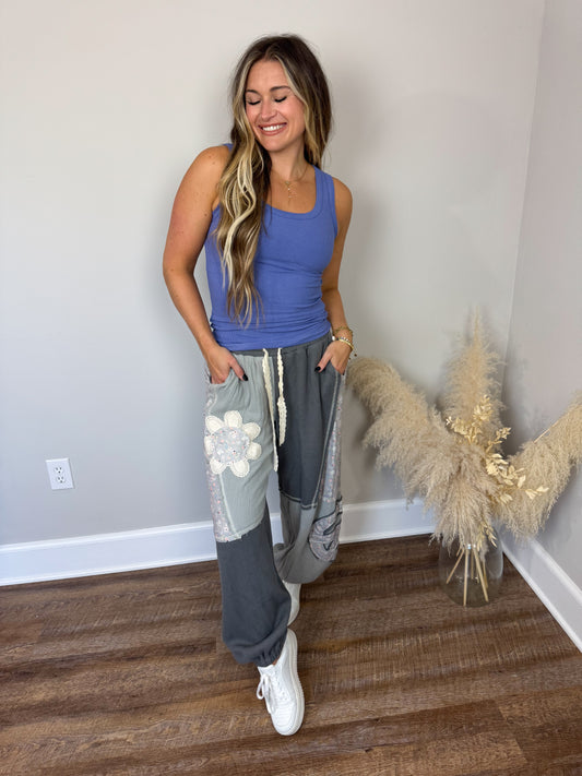 Clark Scoop Tank Top | Indigo