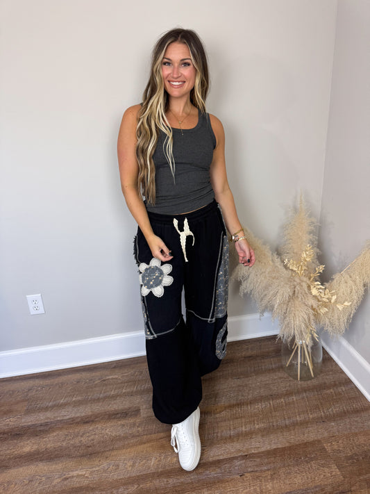 Clark Scoop Tank Top | Heathered Charcoal