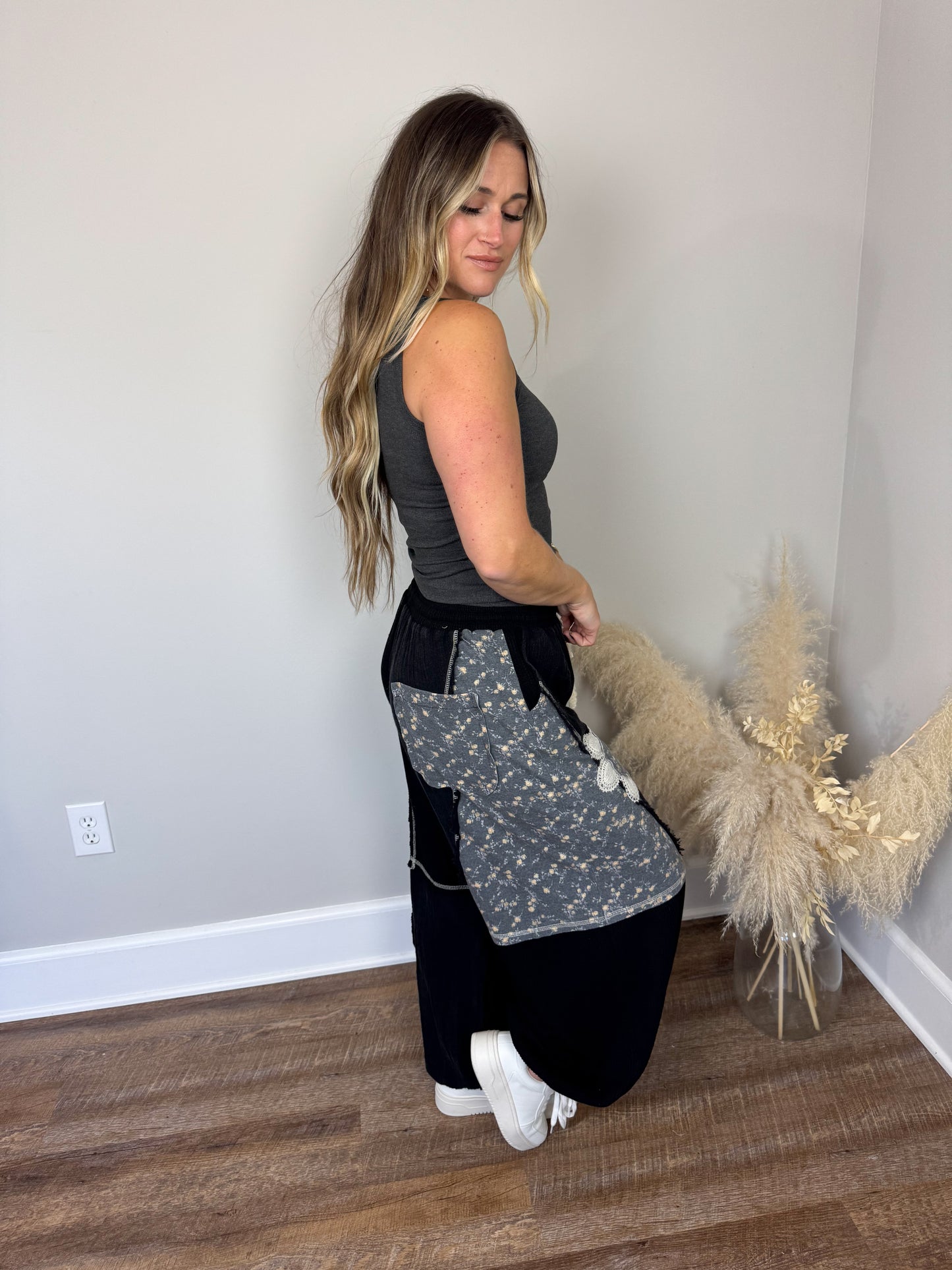 Clark Scoop Tank Top | Heathered Charcoal