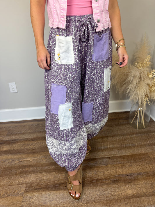 Wild Rose Joggers | Lilac