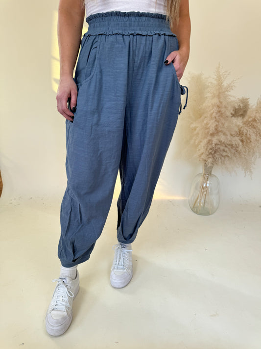 Firefly Relaxed Fit Pant | Blue