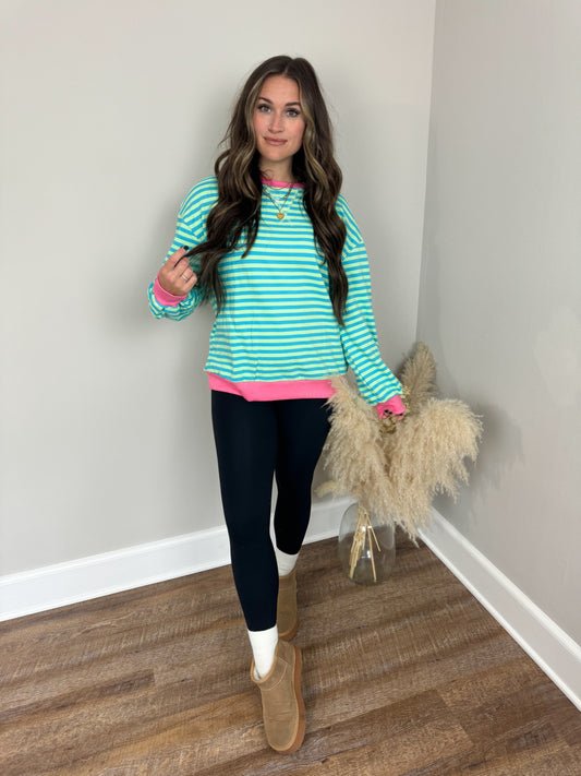 Larson Striped Pullover