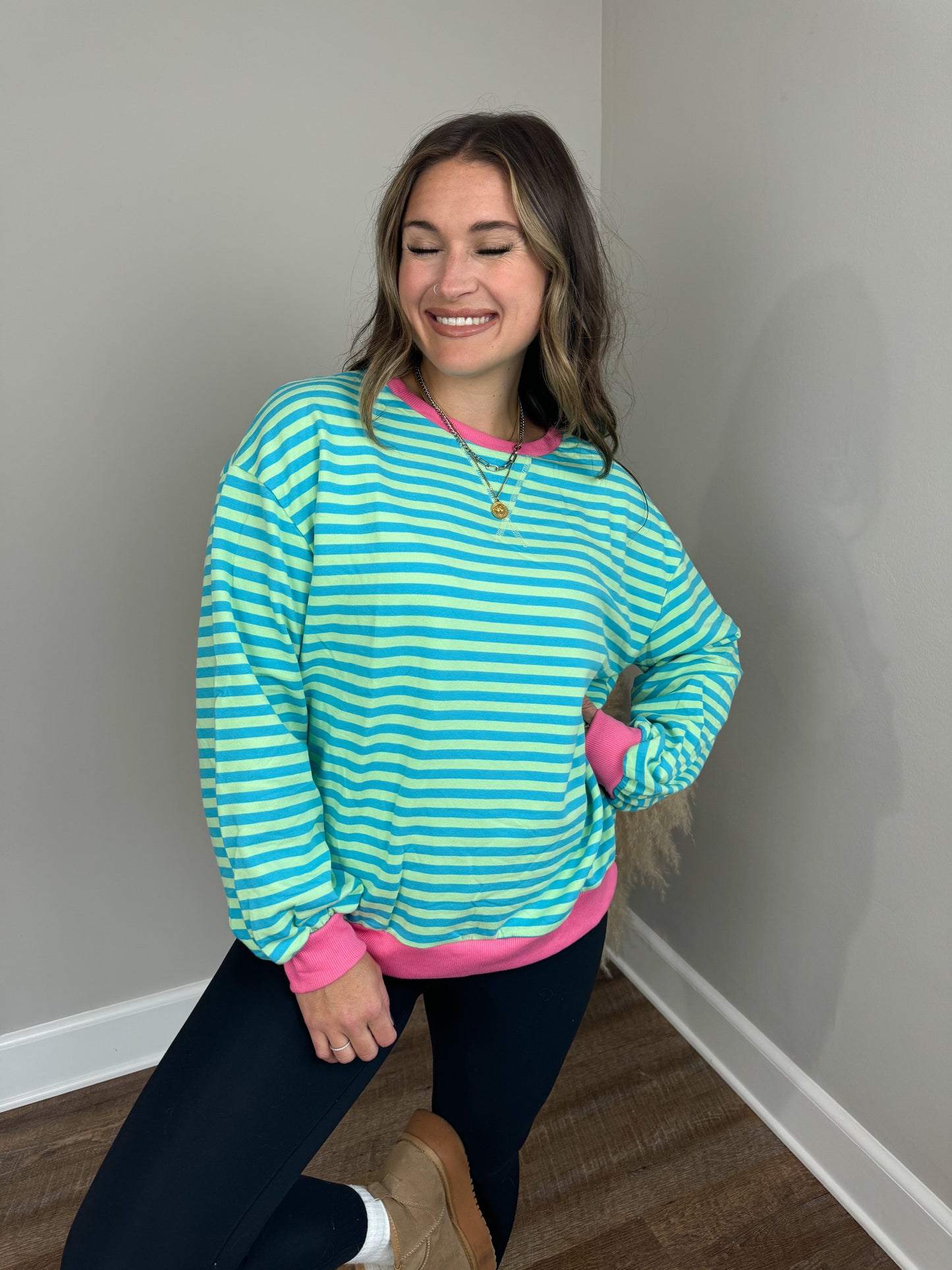 Larson Striped Pullover