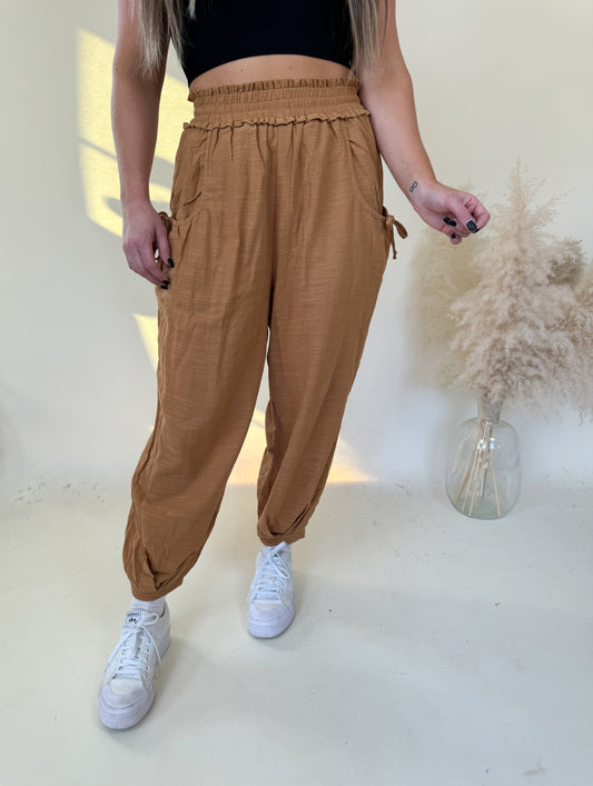 Firefly Relaxed Fit Pant | Ochre