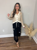 Essence Cardigan | Latte