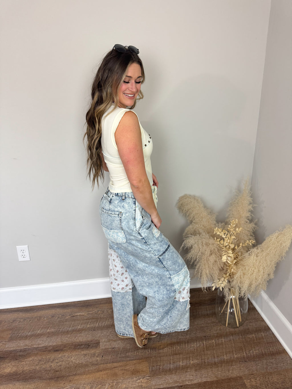 Gateway Cropped Shirt | Butter Milk