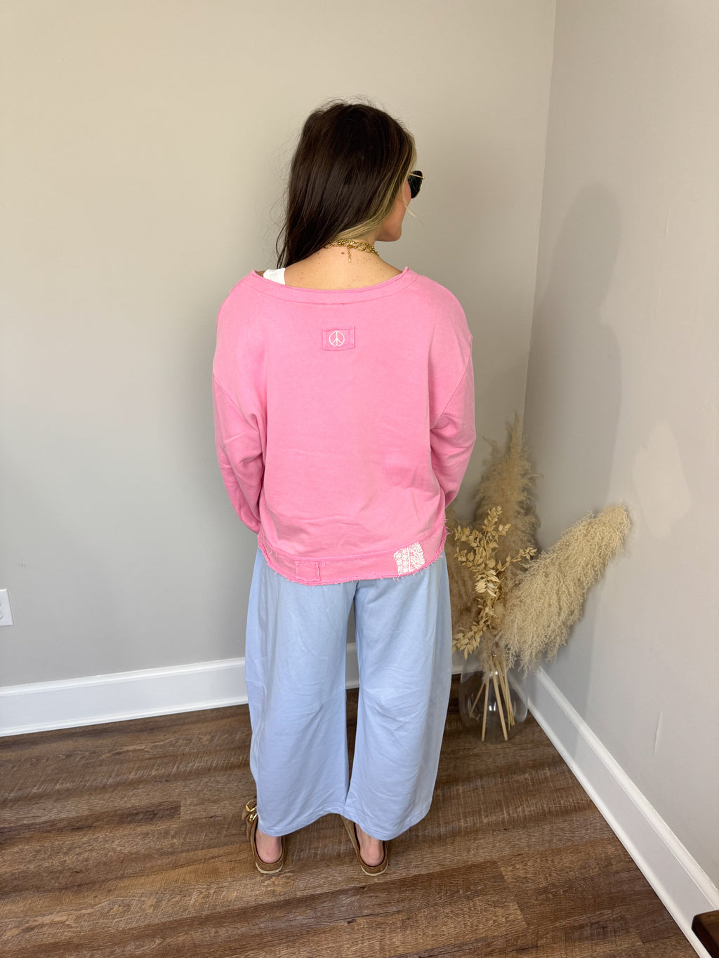 Noah Barrel Sweatpants | Sky Bloom