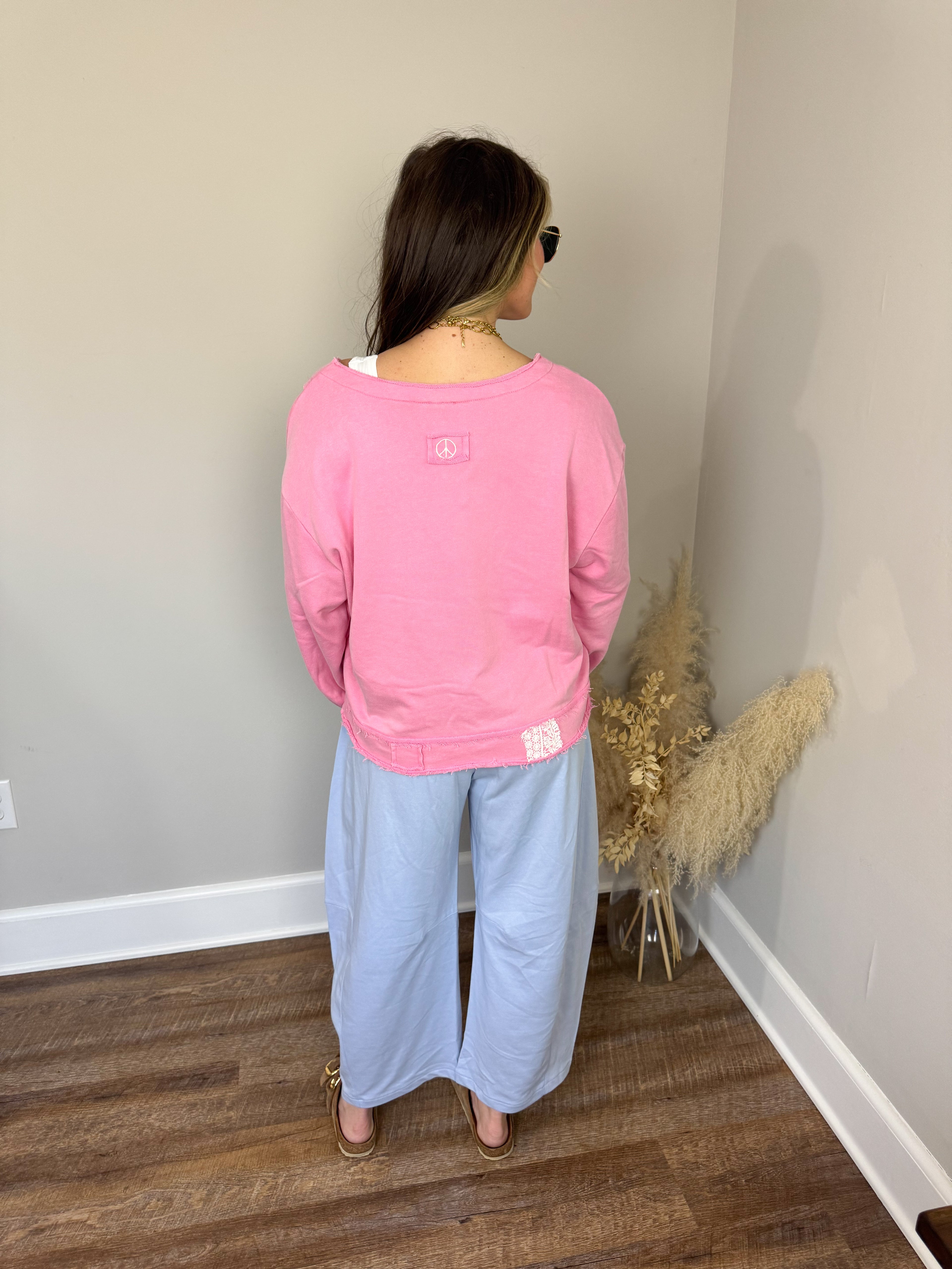 Noah Barrel Sweatpants | Sky Bloom