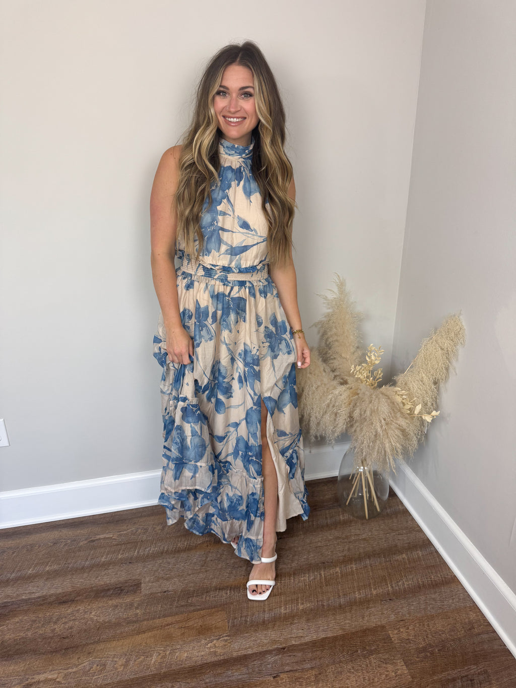 Chesterdale Halter Maxi Dress