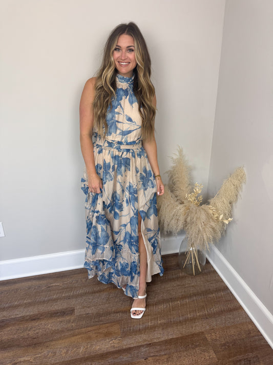 Chesterdale Halter Maxi Dress