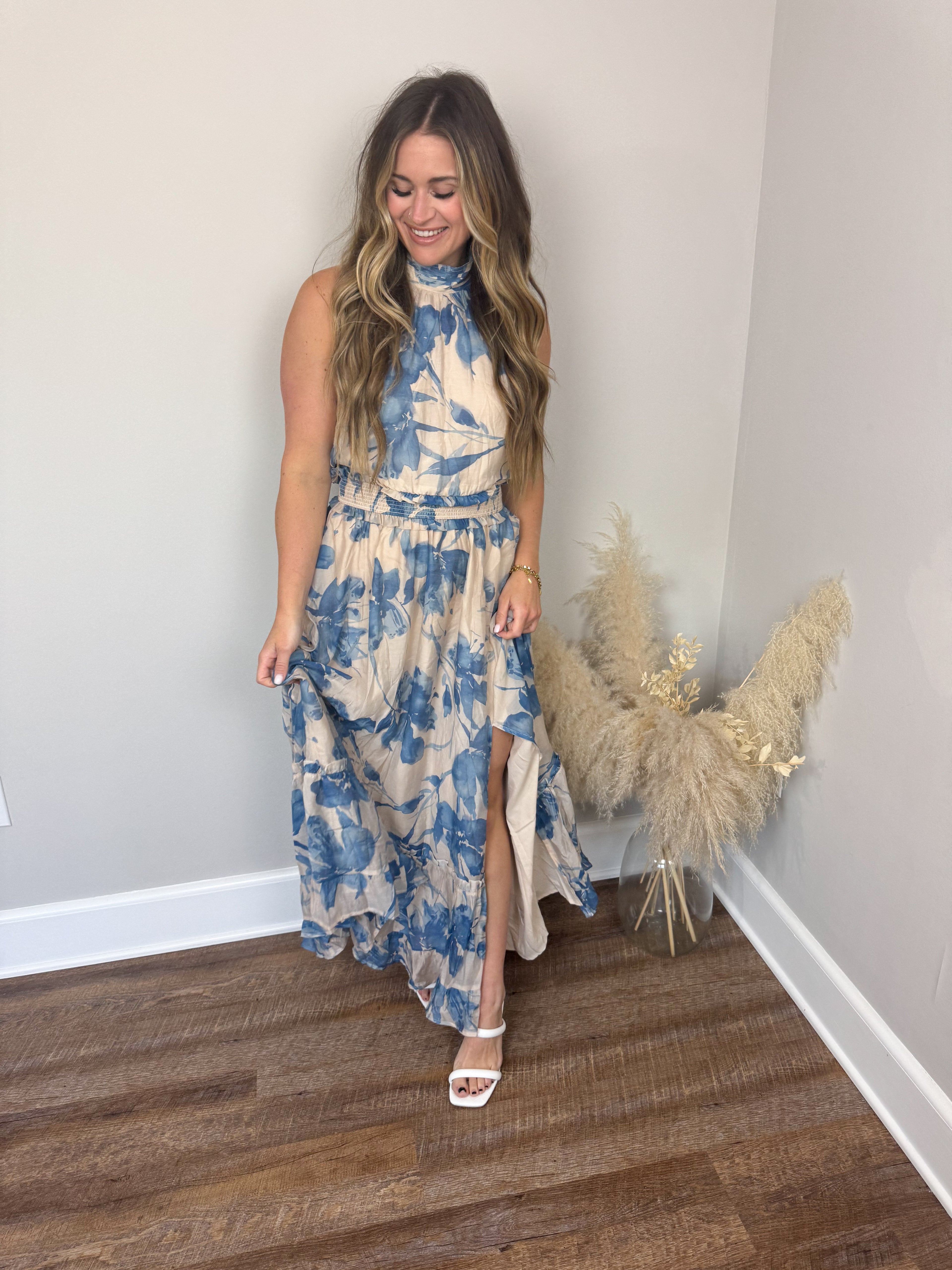 Chesterdale Halter Maxi Dress
