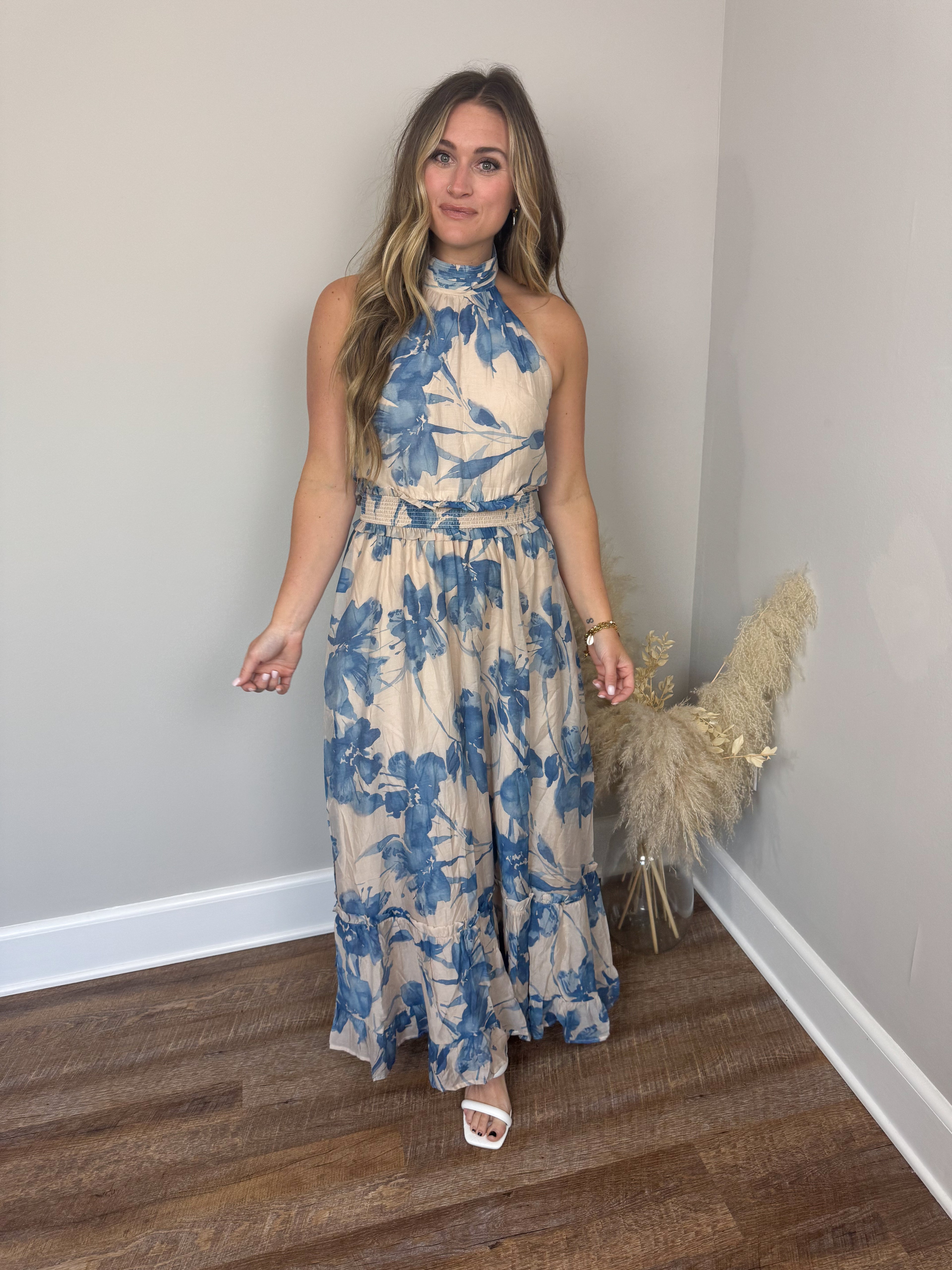 Chesterdale Halter Maxi Dress