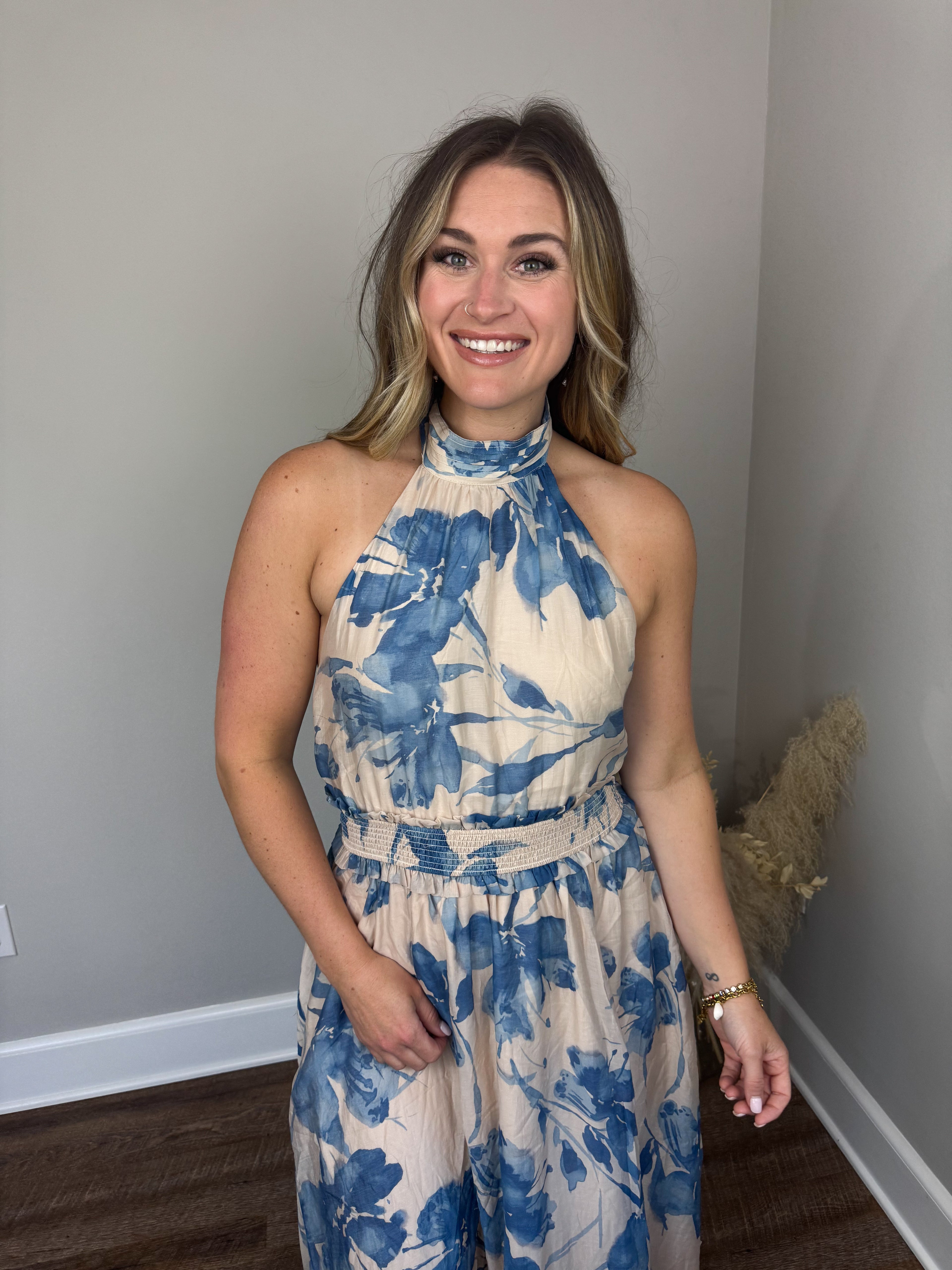 Chesterdale Halter Maxi Dress