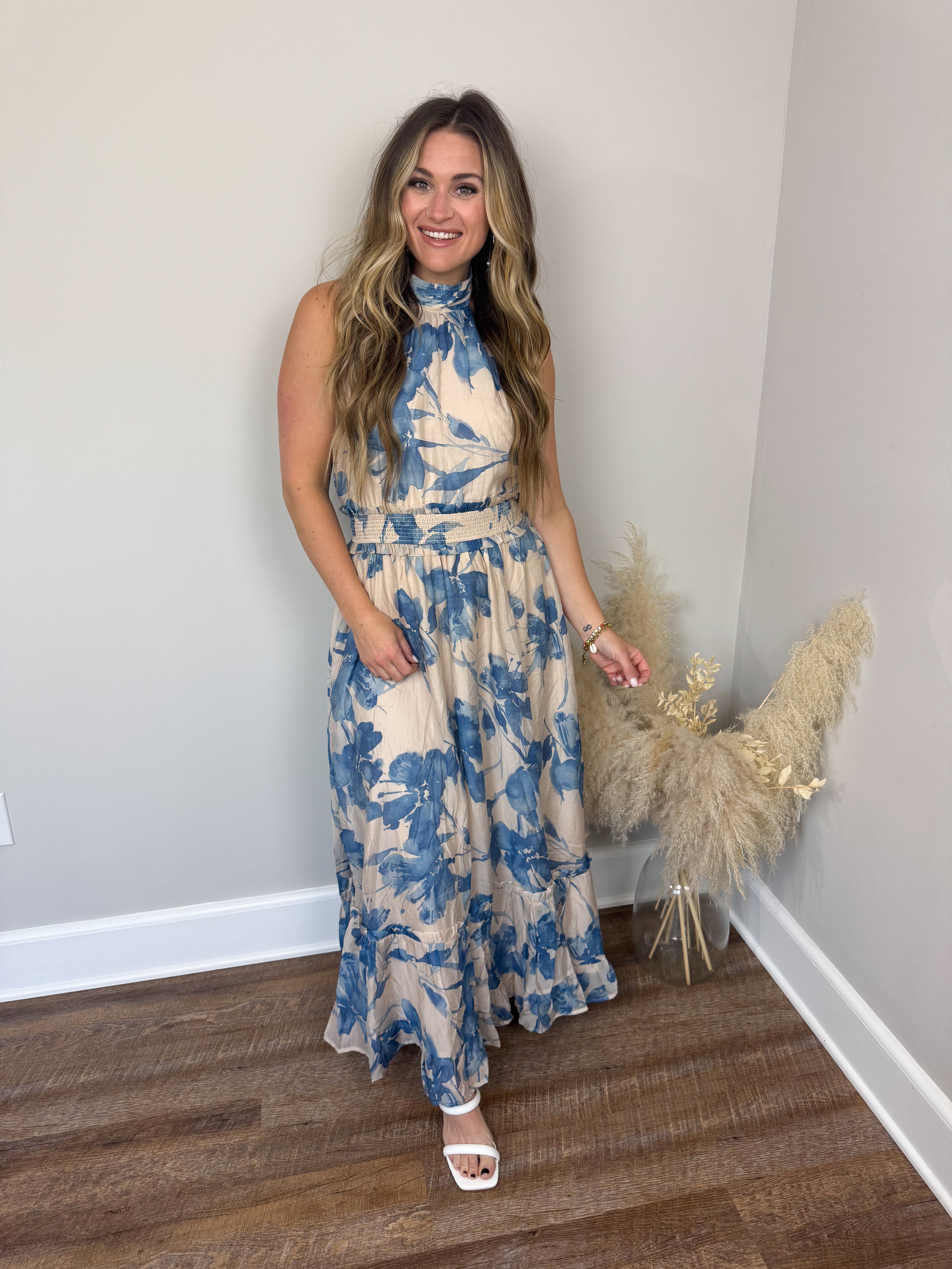 Chesterdale Halter Maxi Dress