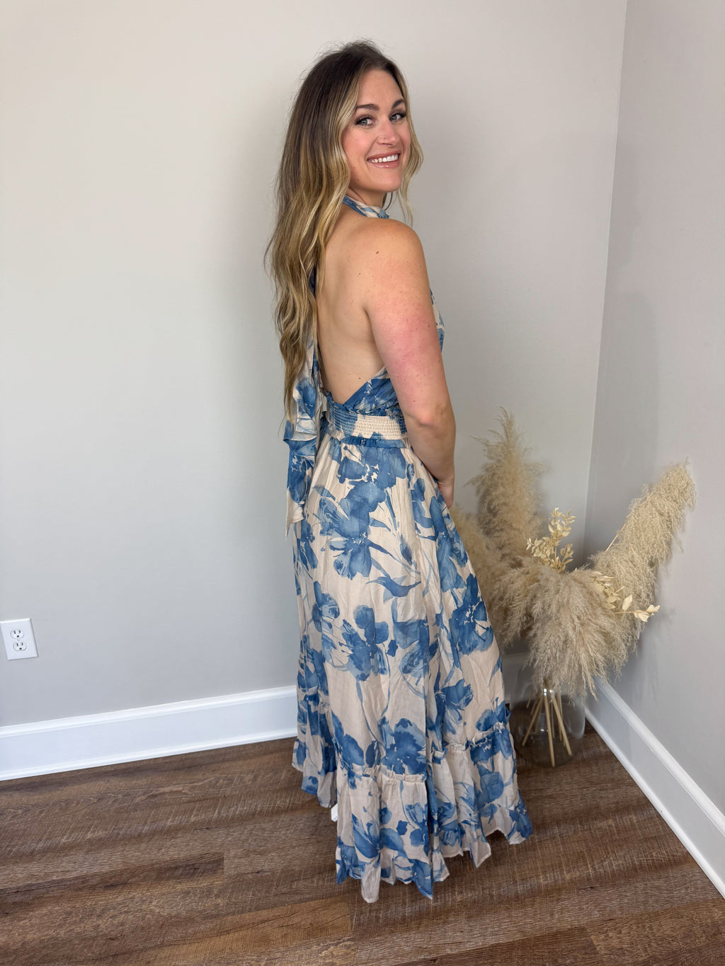 Chesterdale Halter Maxi Dress