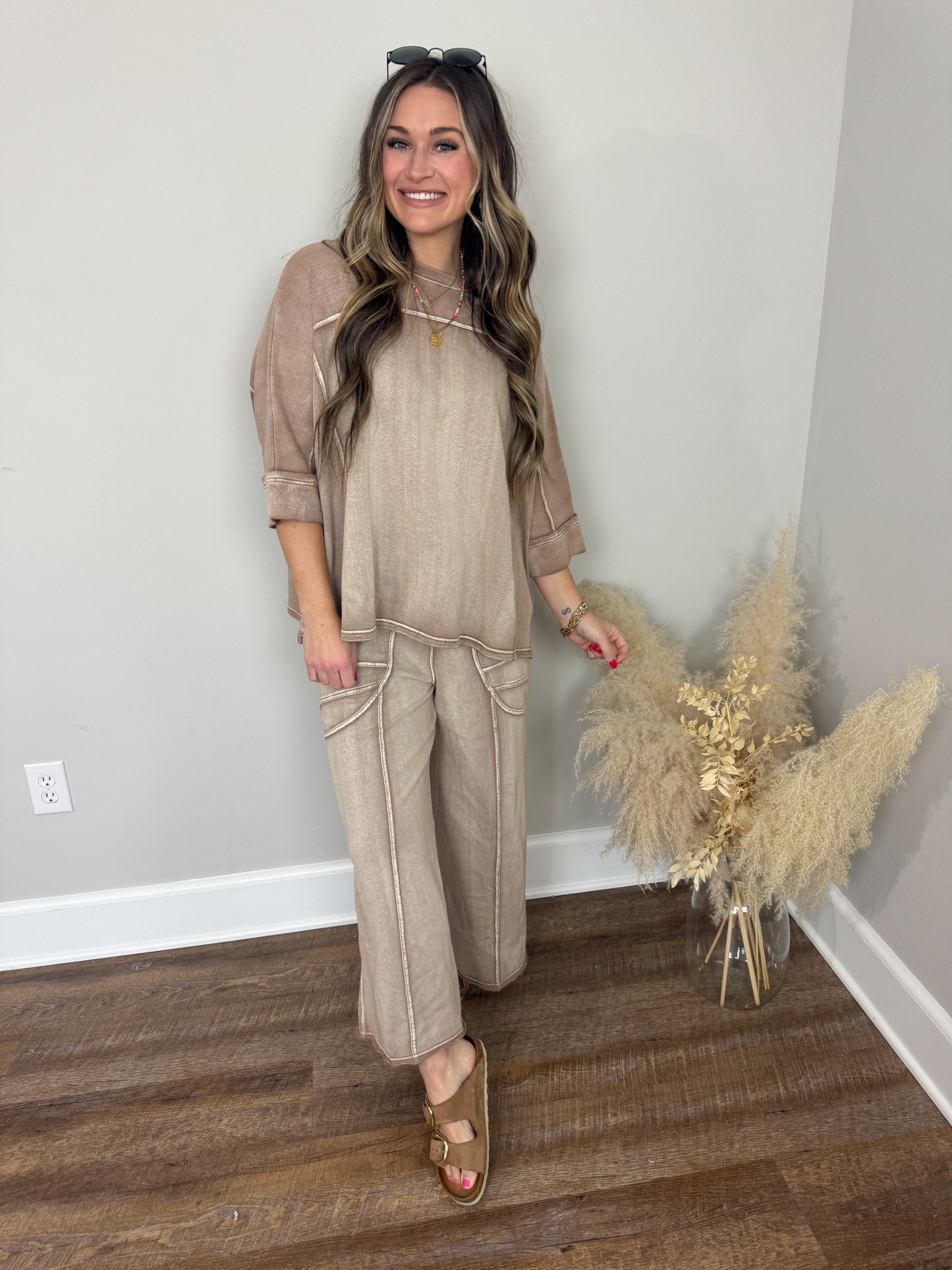 Delta Terry Top | Camel