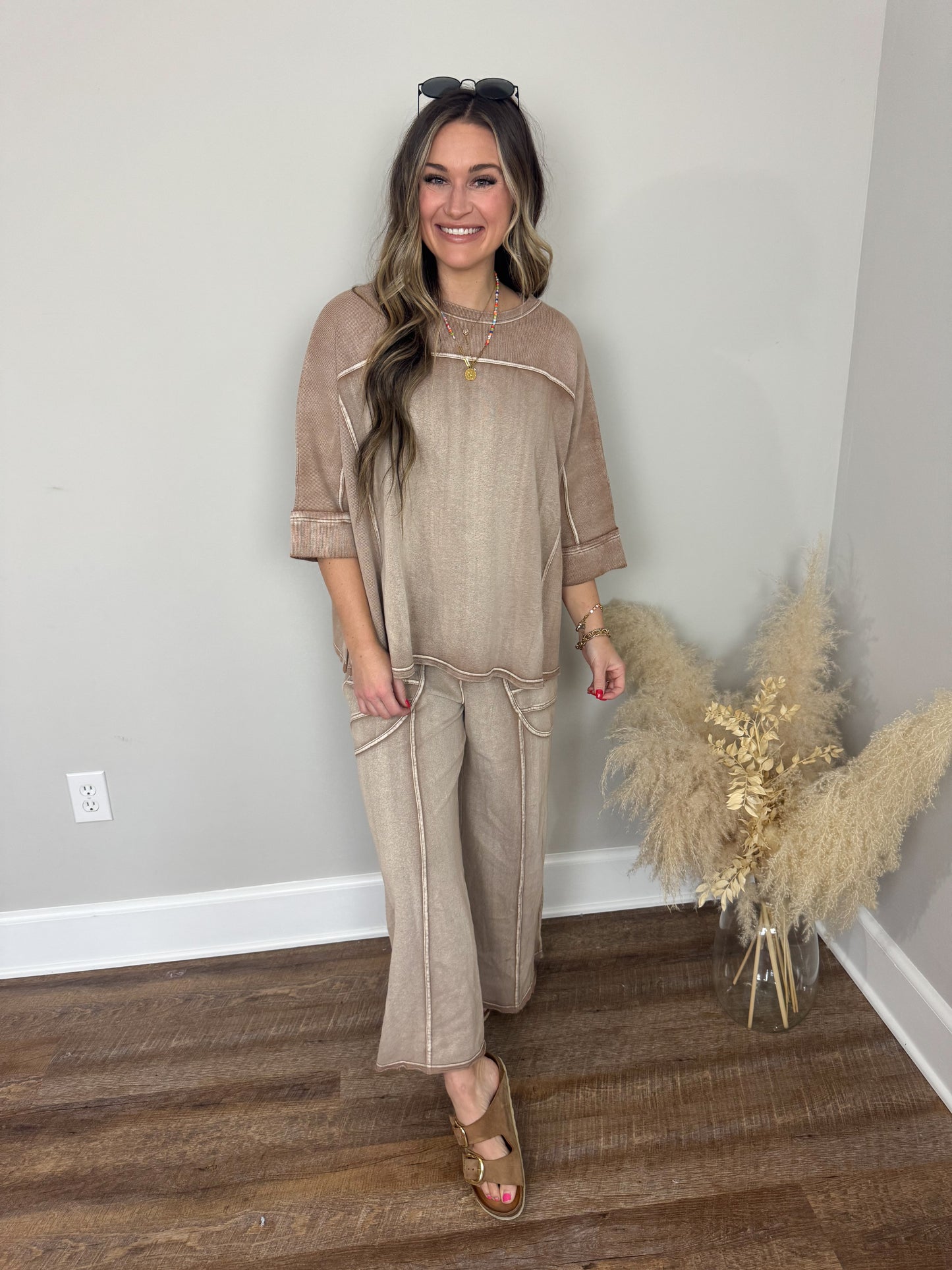 Delta Terry Top | Camel