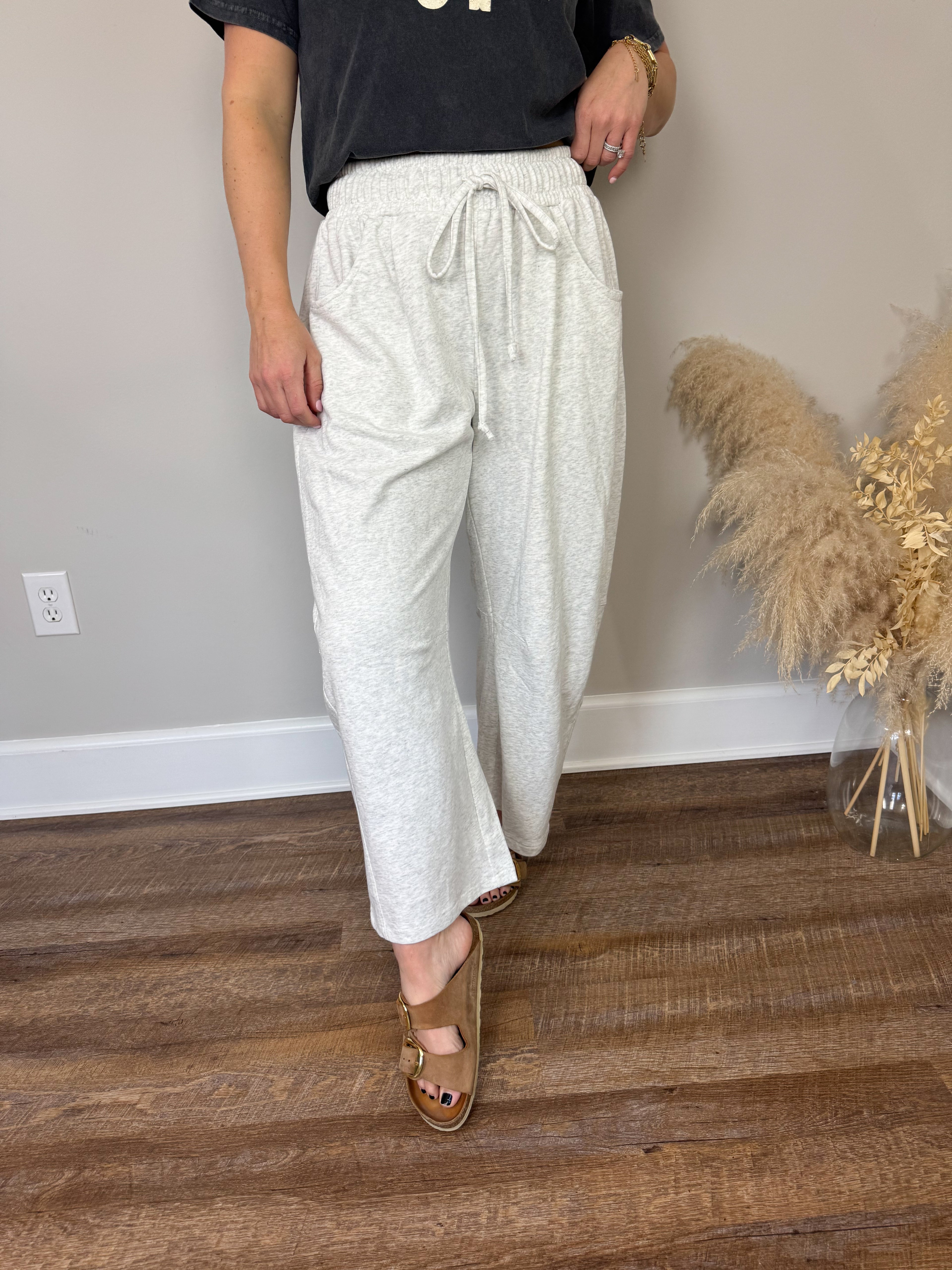 Noah Barrel Sweatpants | Grey