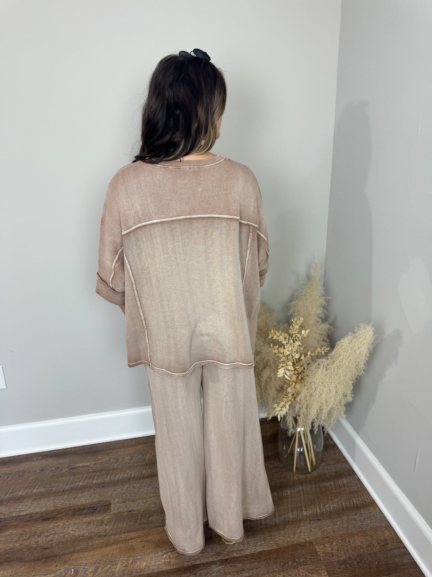 Delta Terry Pants | Camel