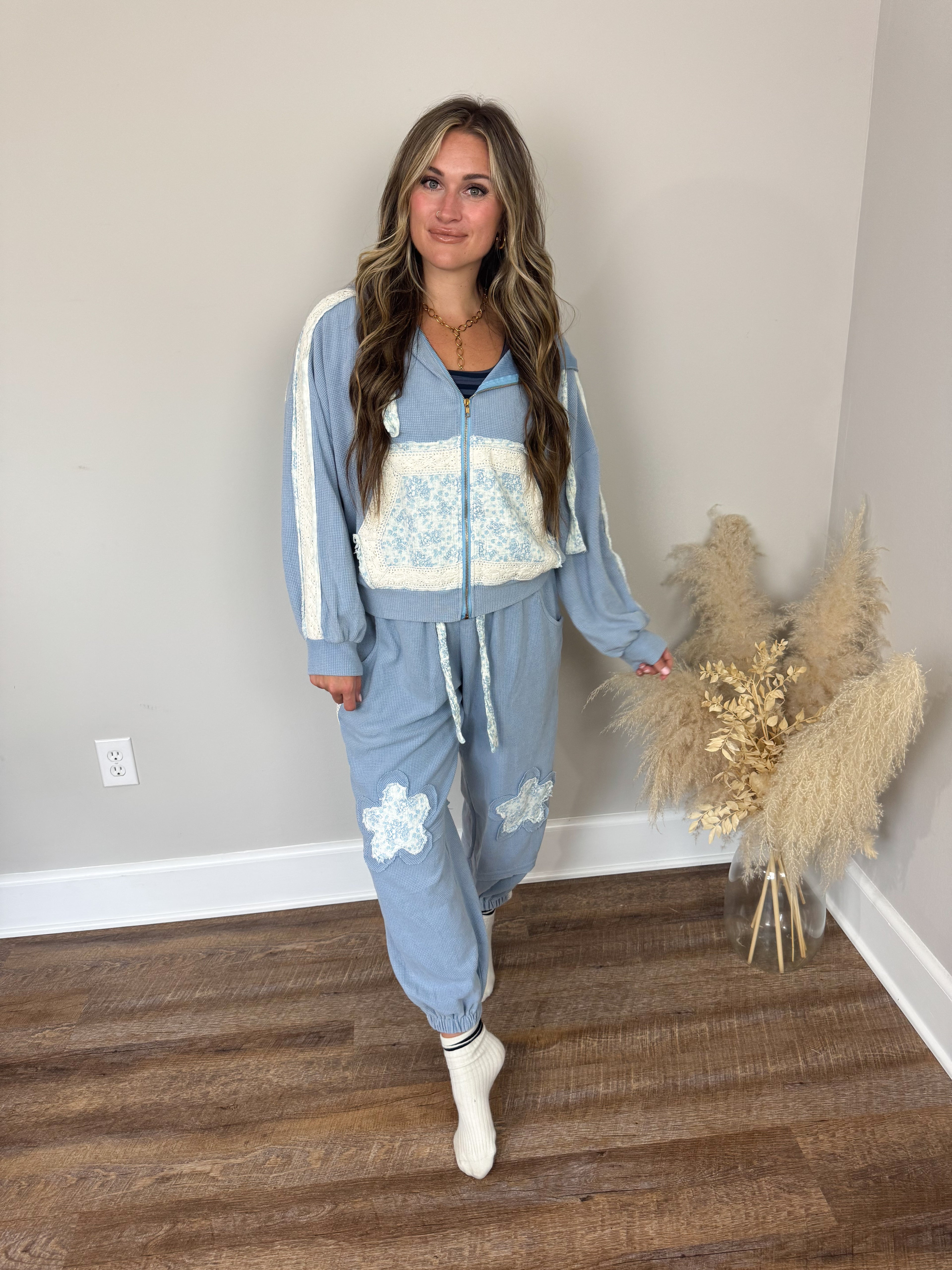 Jovi Thermal Pants | Blue