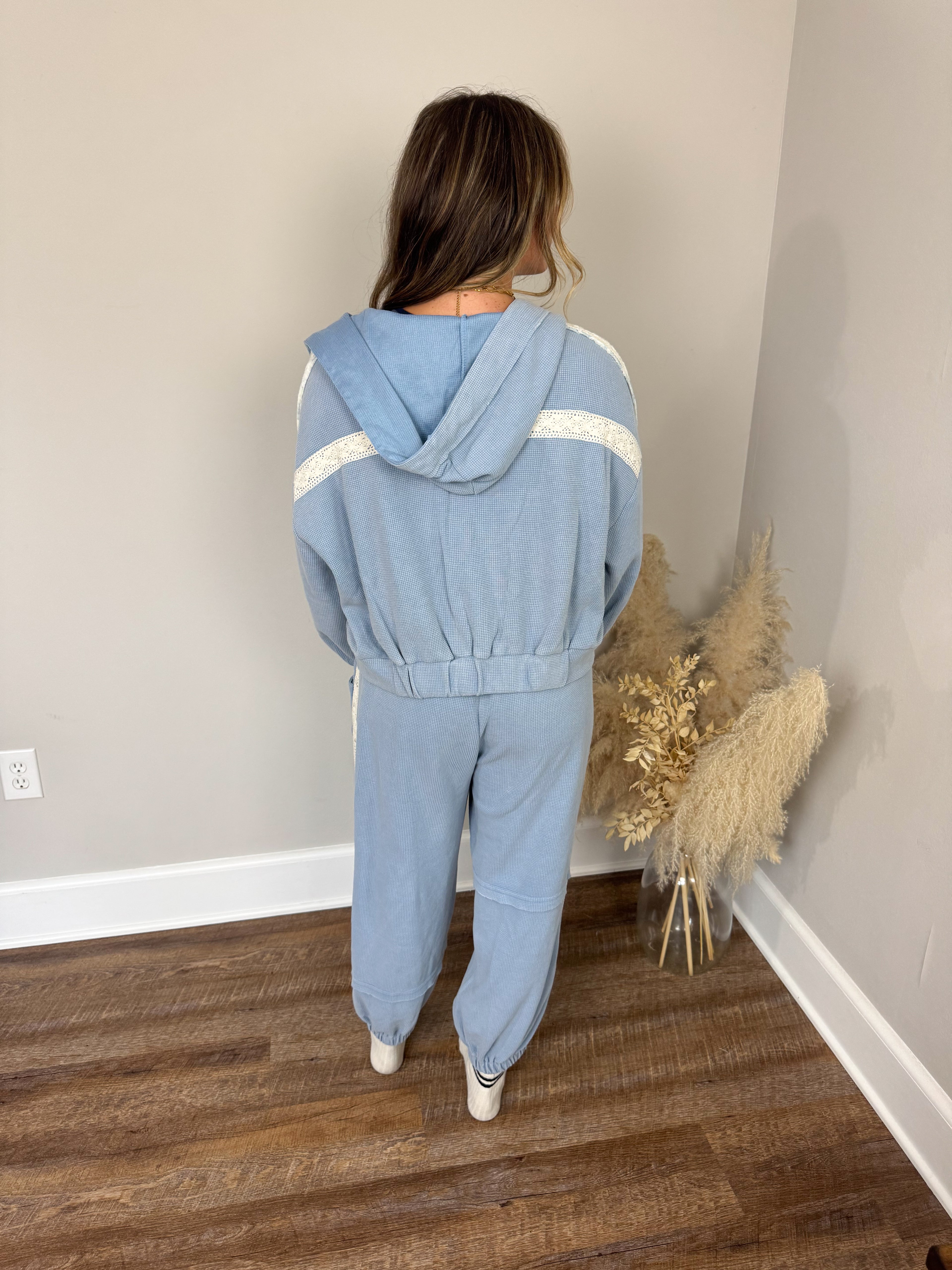 Jovi Thermal Hoodie | Blue
