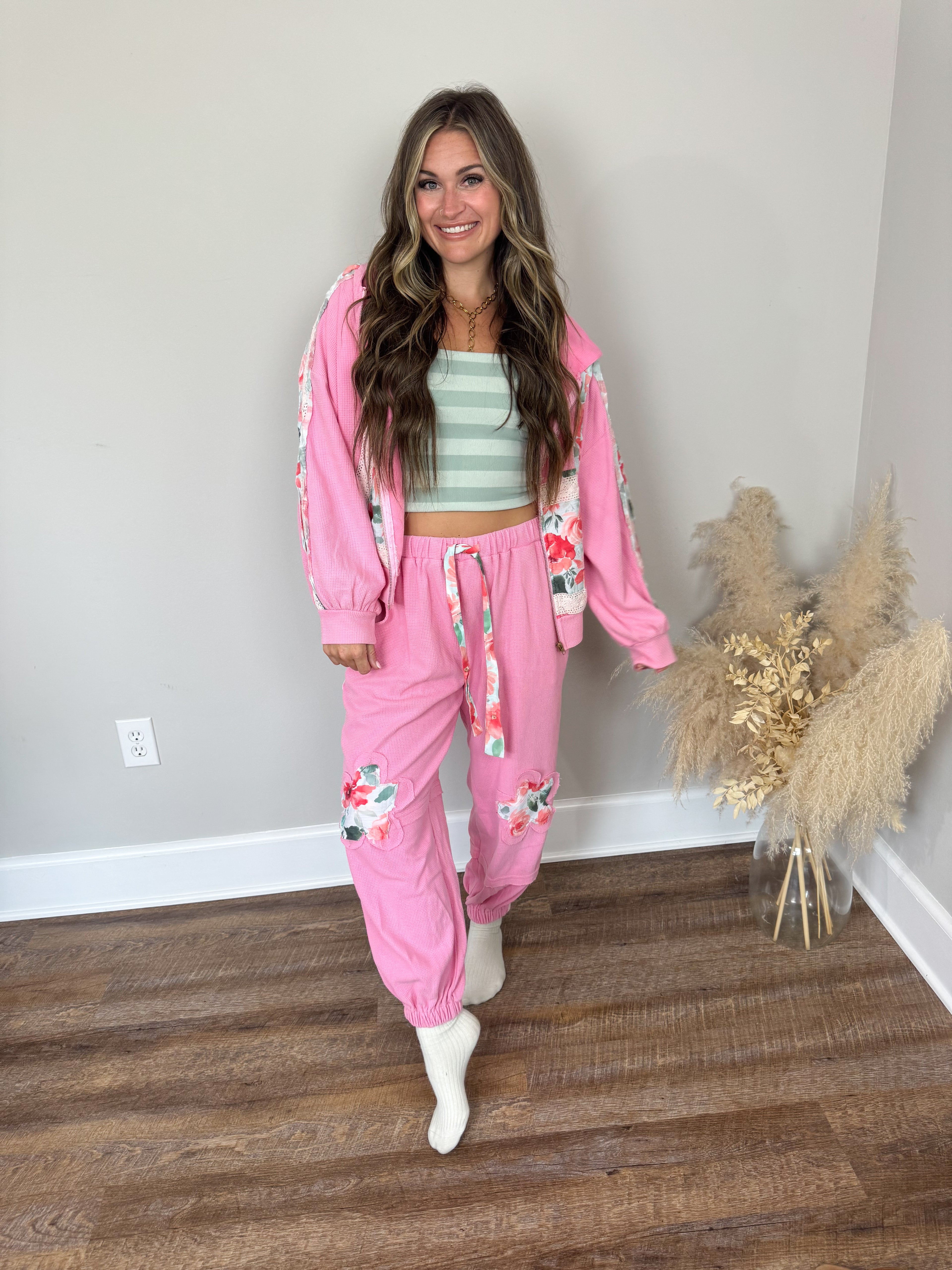 Jovi Thermal Hoodie | Pink