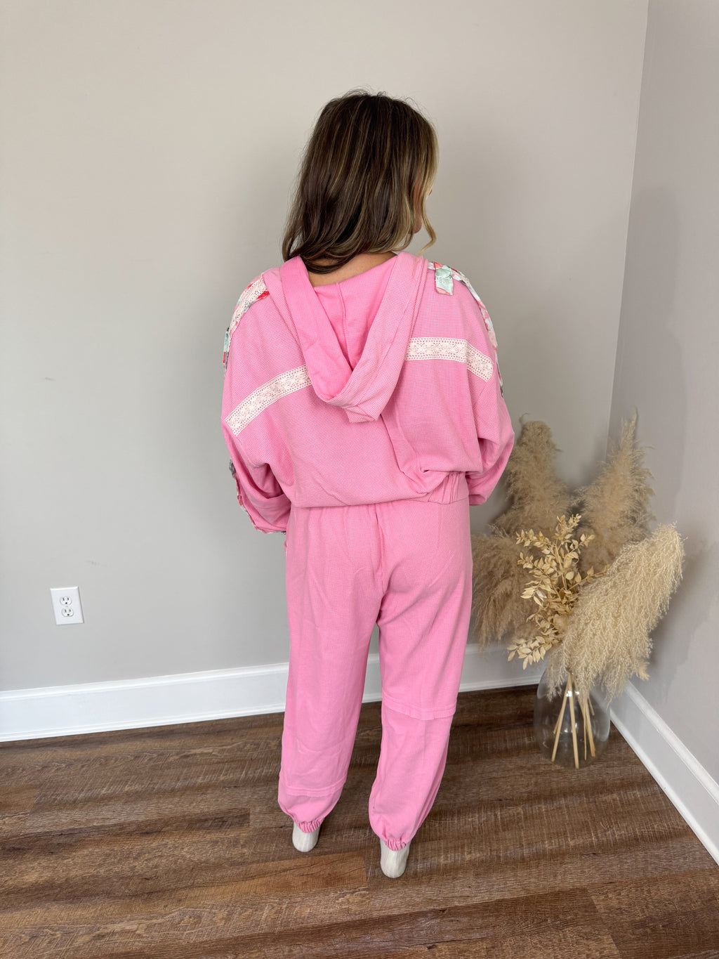 Jovi Thermal Hoodie | Pink