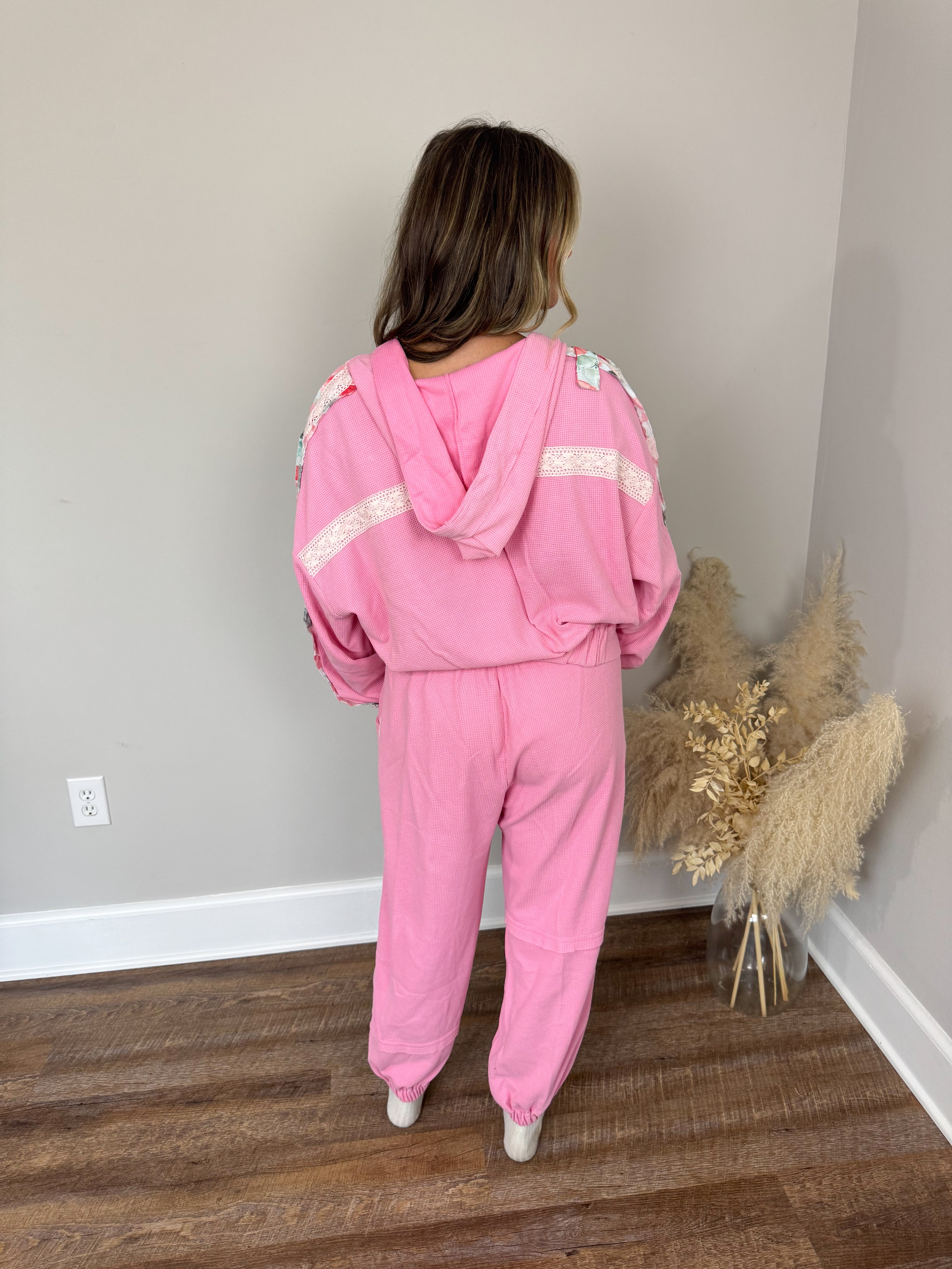 Jovi Thermal Hoodie | Pink