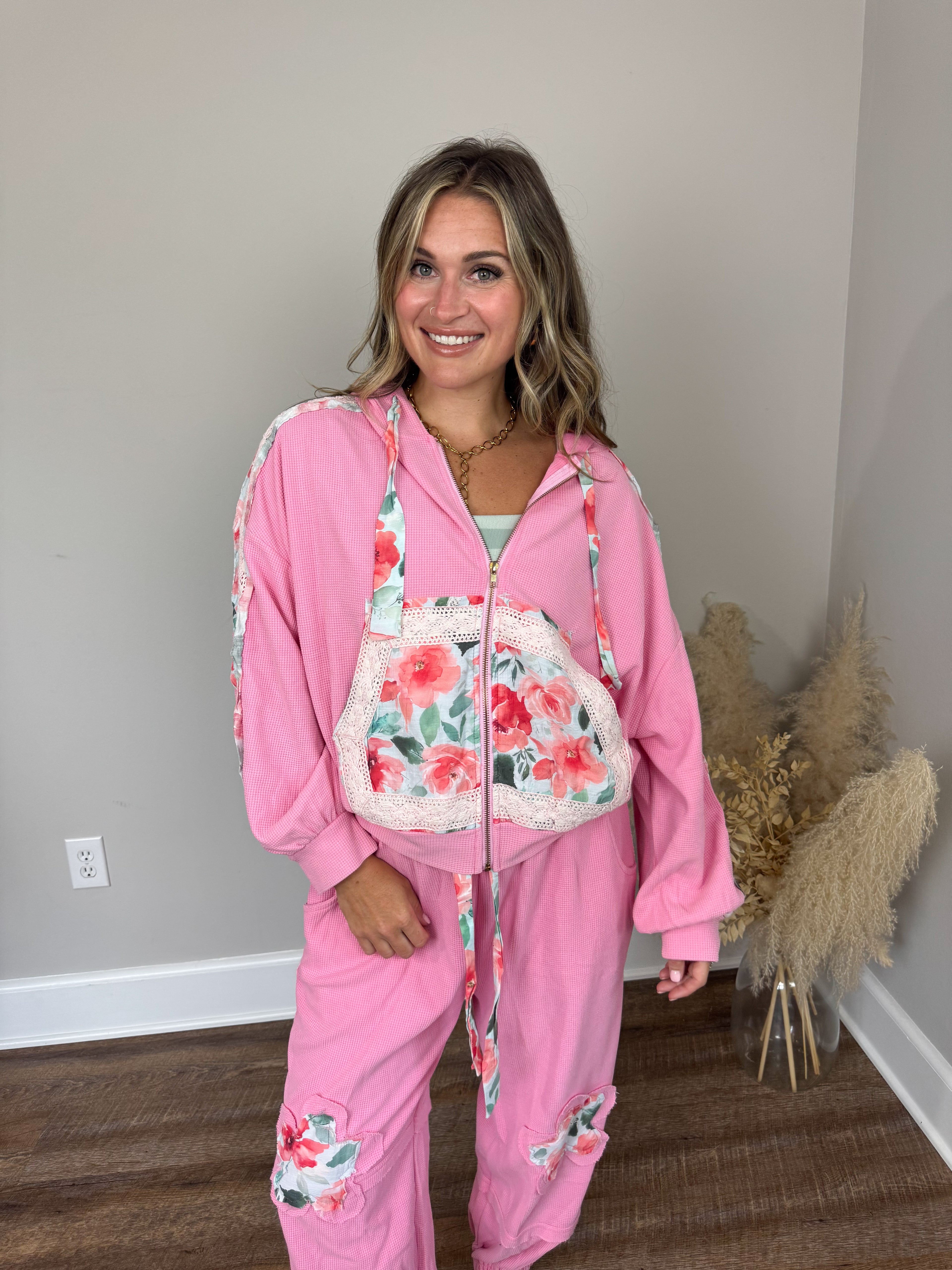 Jovi Thermal Hoodie | Pink