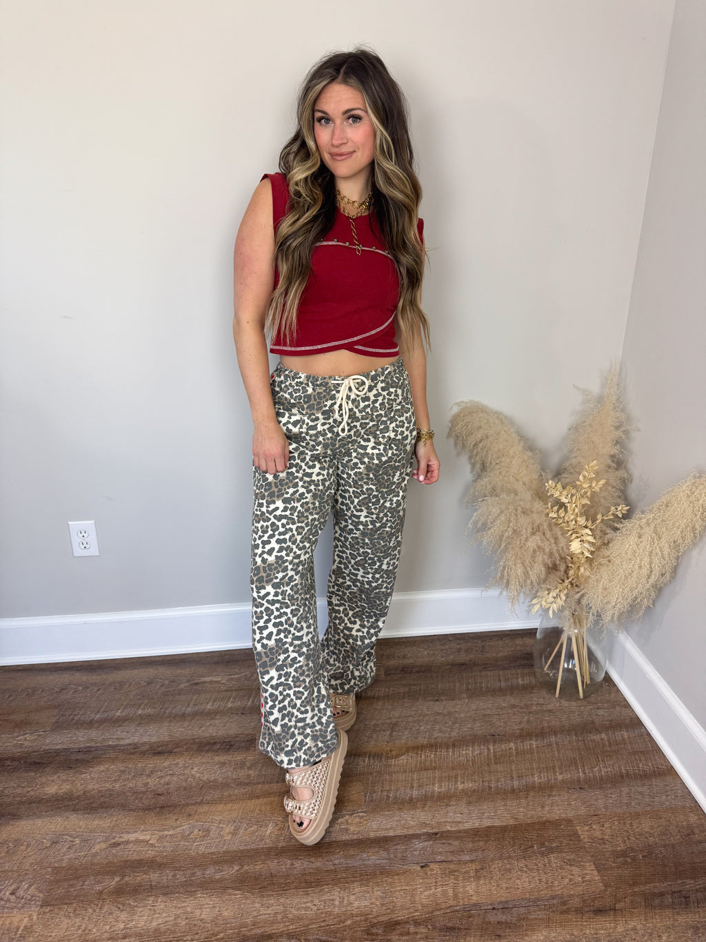 Love Me Not Leopard Pants