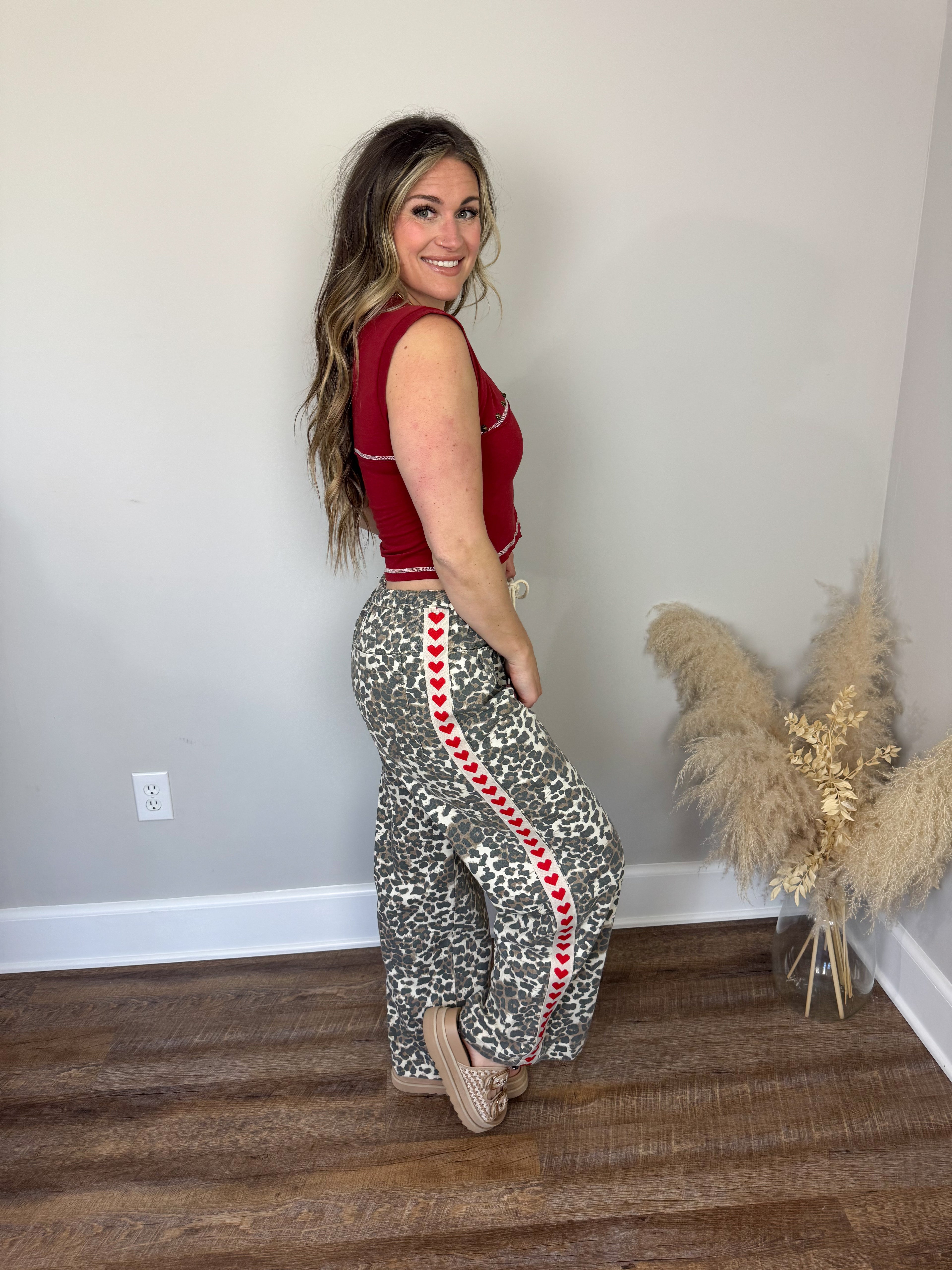 Love Me Not Leopard Pants