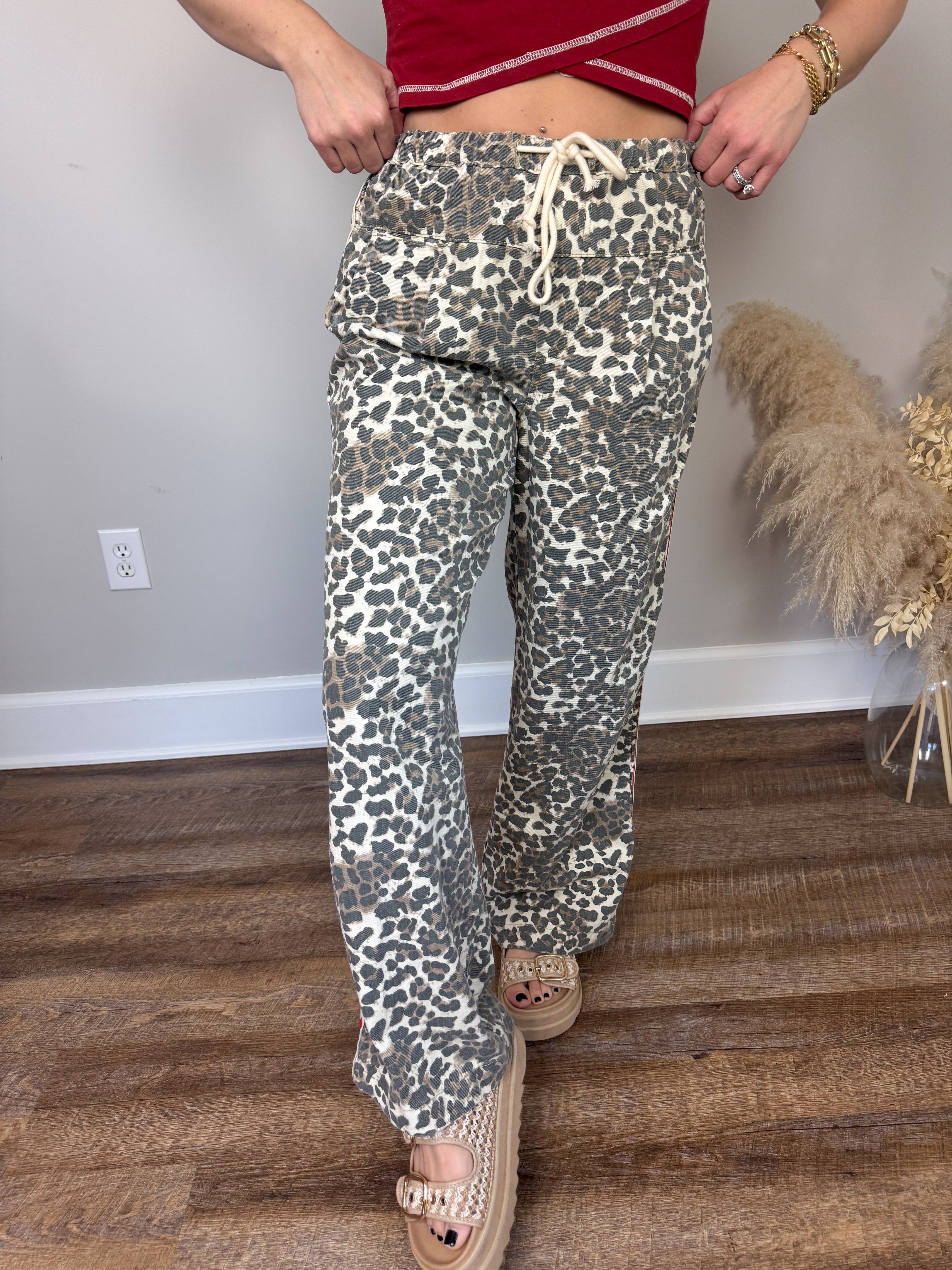 Love Me Not Leopard Pants
