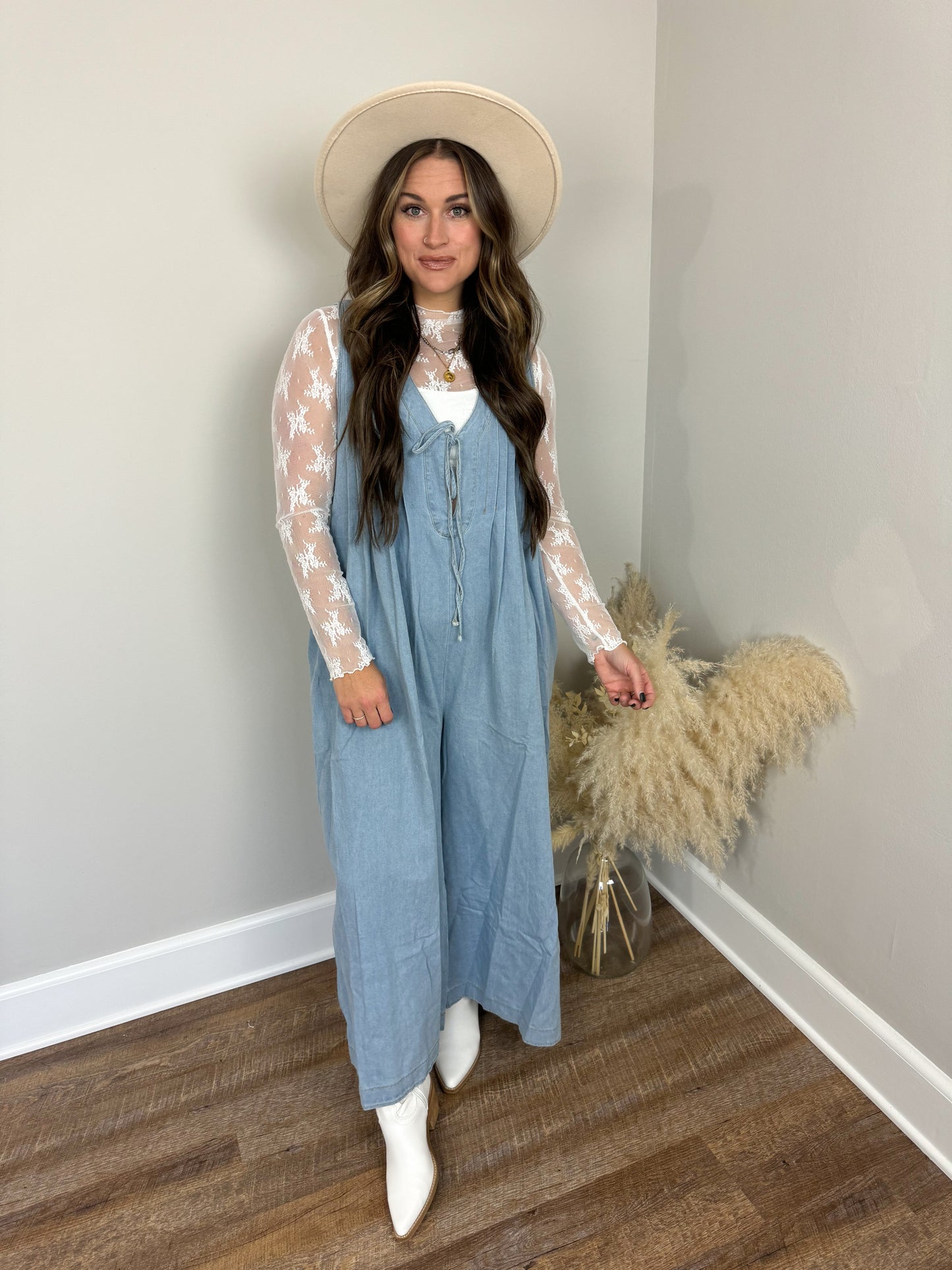 Wells Pleated Jumpsuit