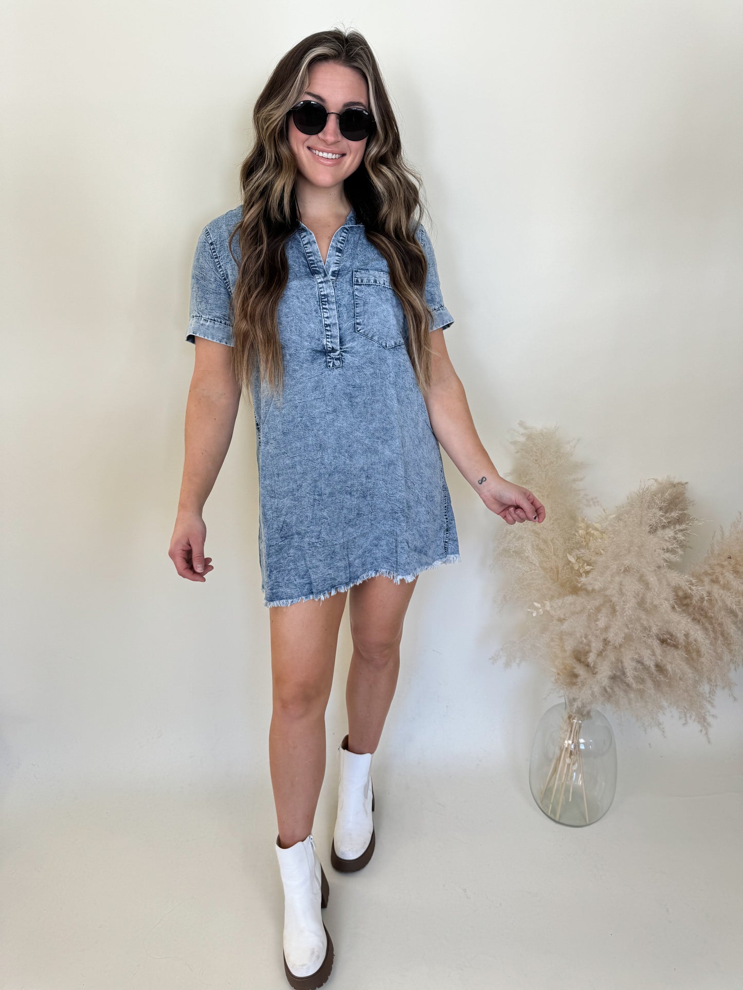 Last Forever Denim Dress