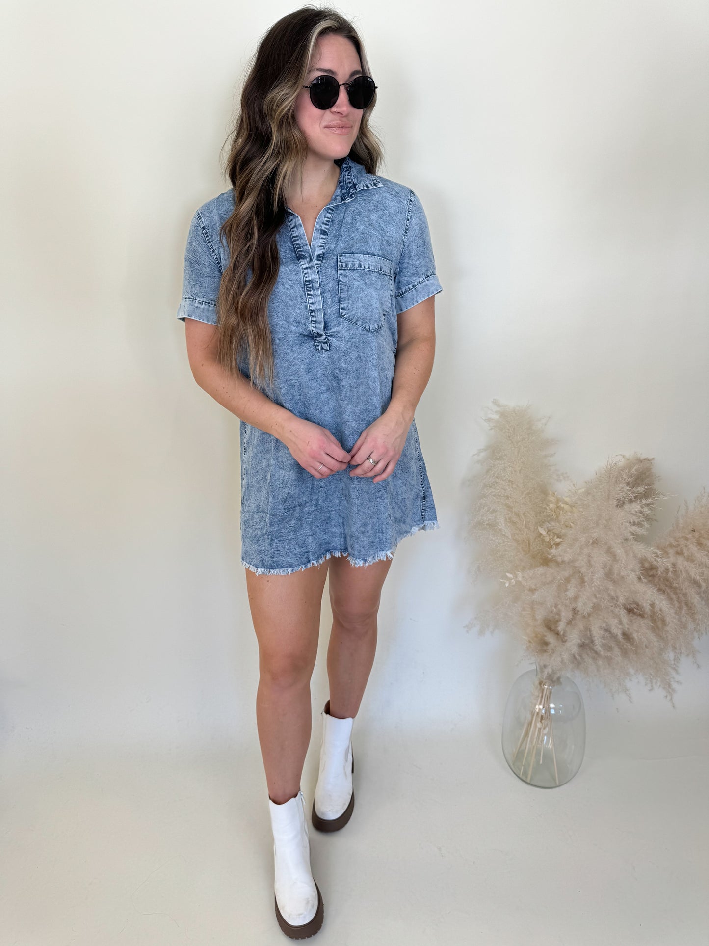 Last Forever Denim Dress