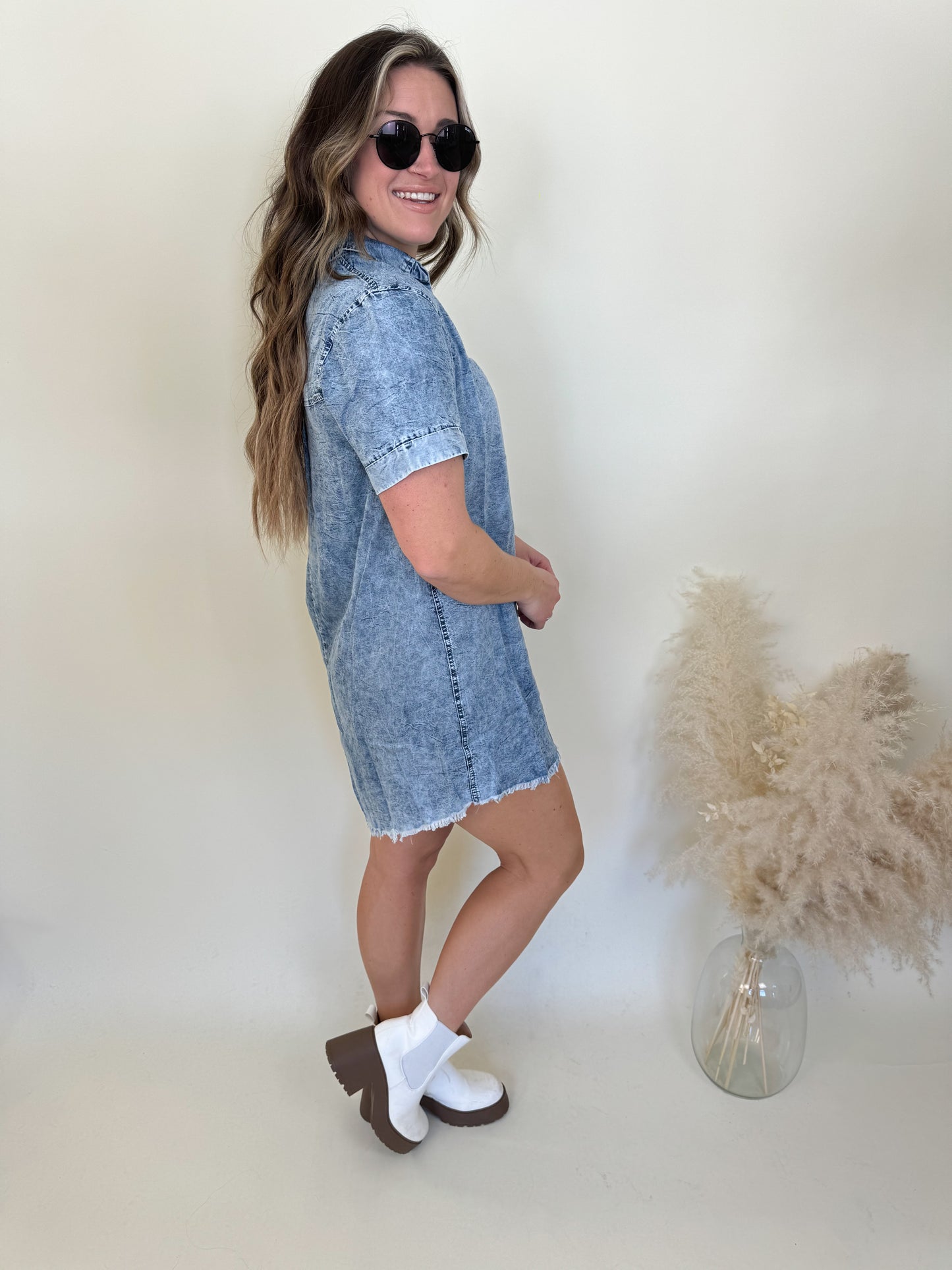 Last Forever Denim Dress