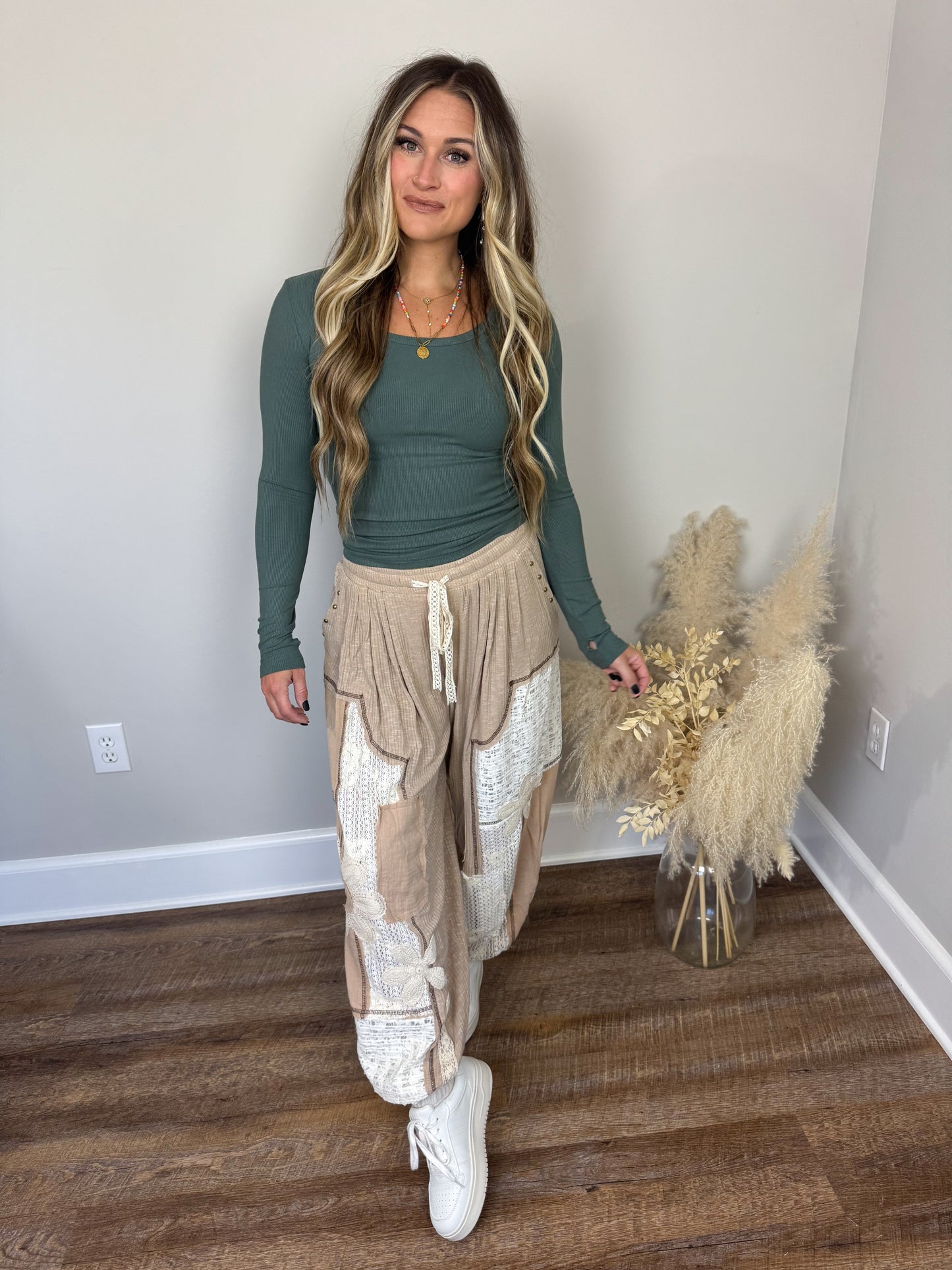 Clark Scoop Neck Long Sleeve | Hunter Green