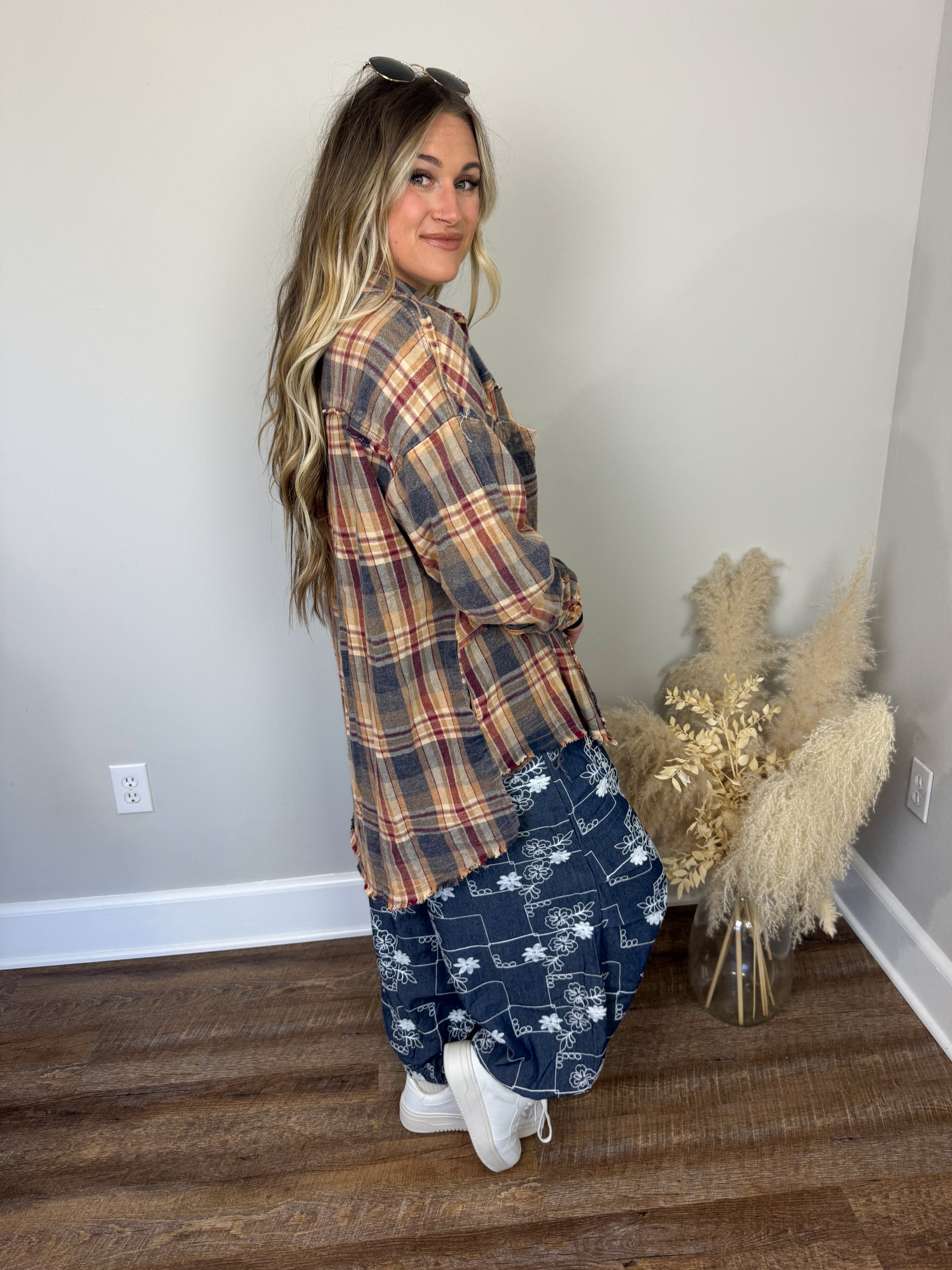 Fall Fest Plaid Flannel FINAL SALE