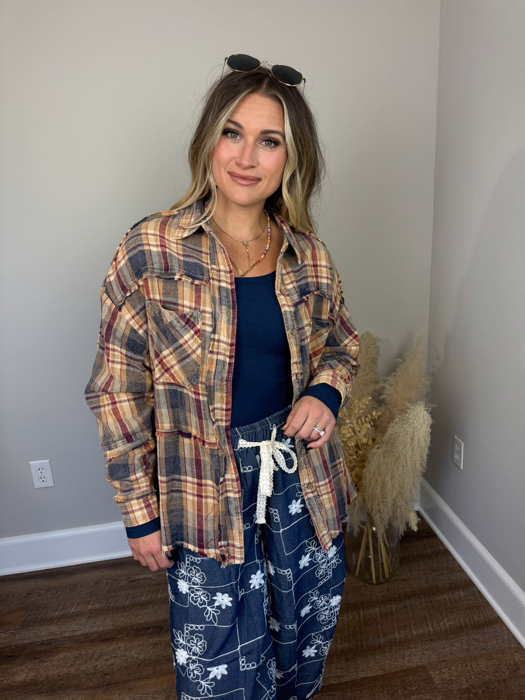 Fall Fest Plaid Flannel FINAL SALE