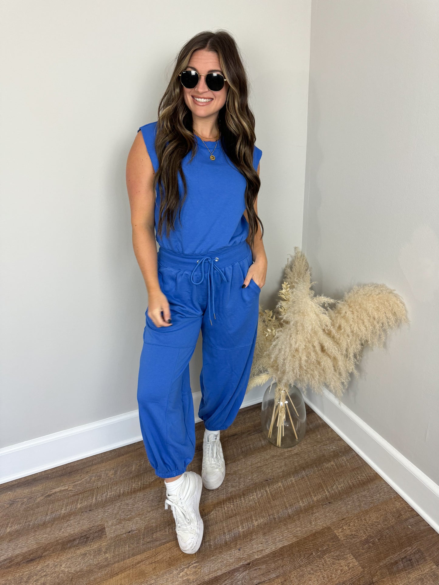 Best For Me Jumpsuit | Blue